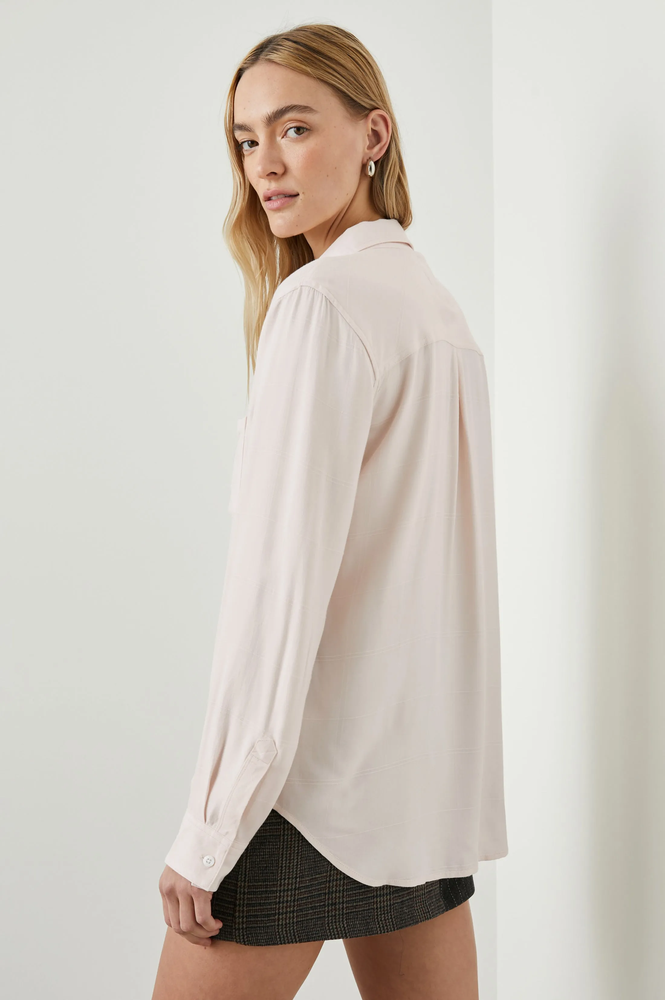 HUNTER SHIRT - ROSEWATER Rails