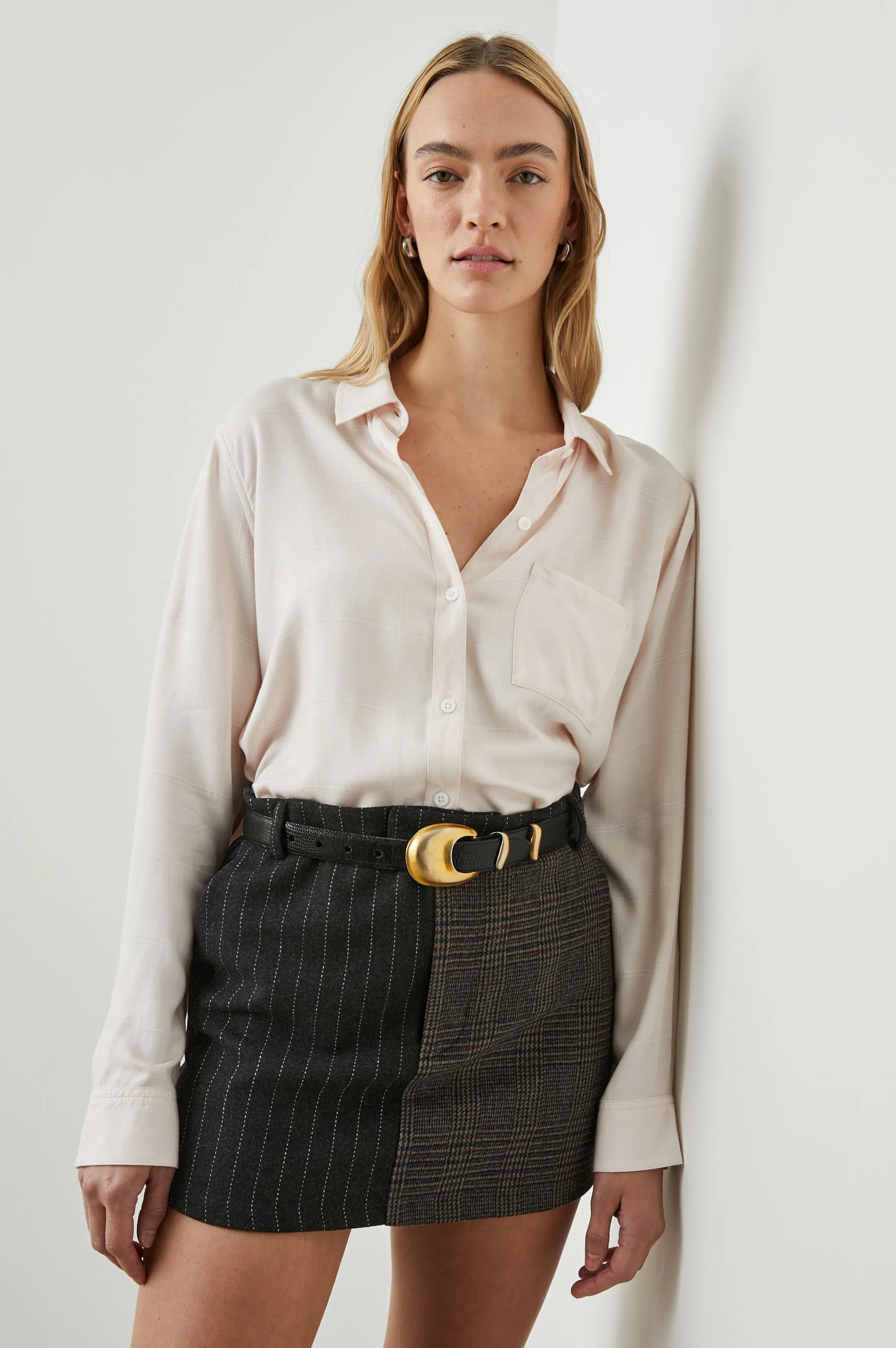 HUNTER SHIRT - ROSEWATER Rails