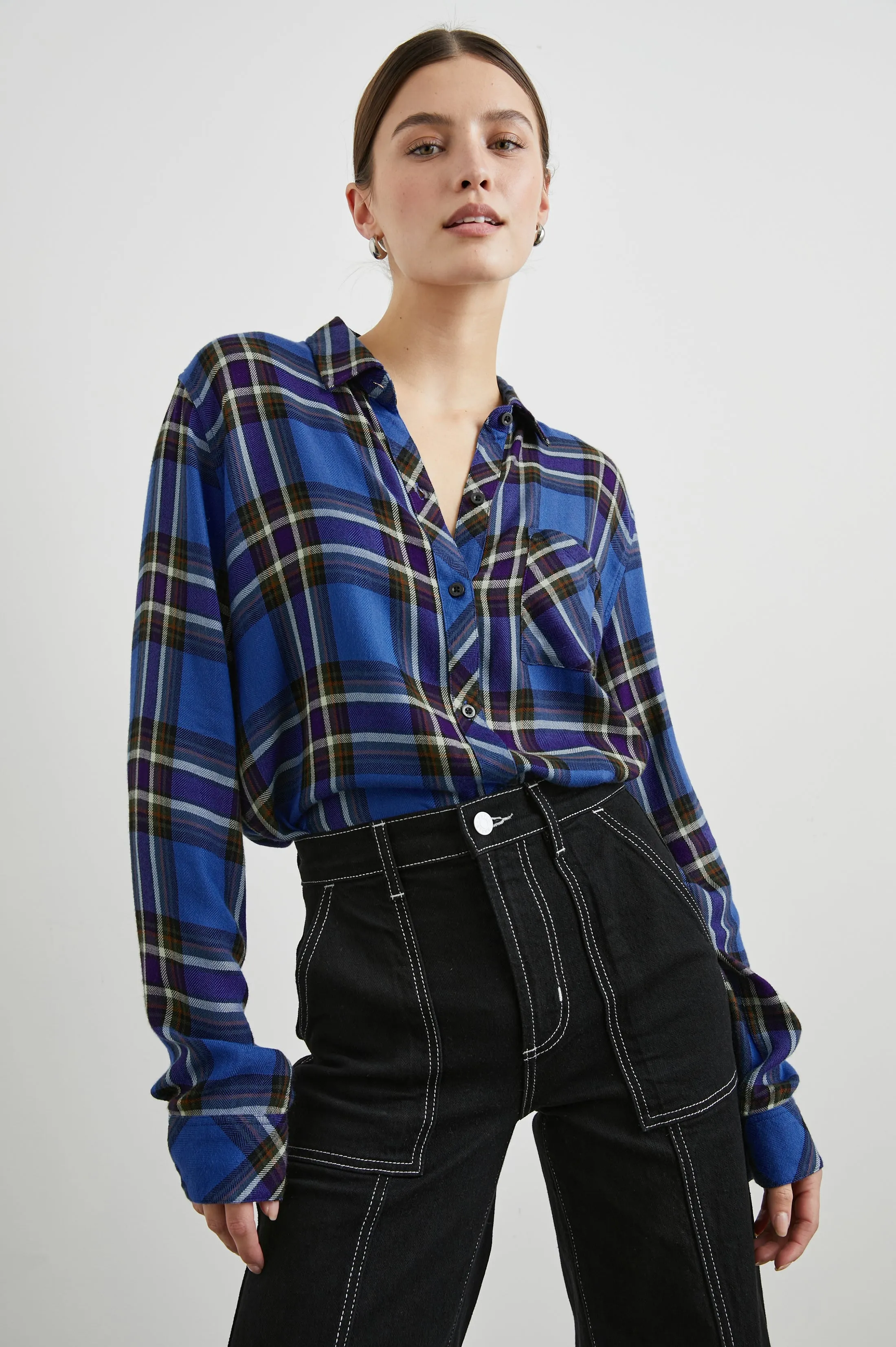HUNTER SHIRT - SAPPHIRE INDIGO Rails