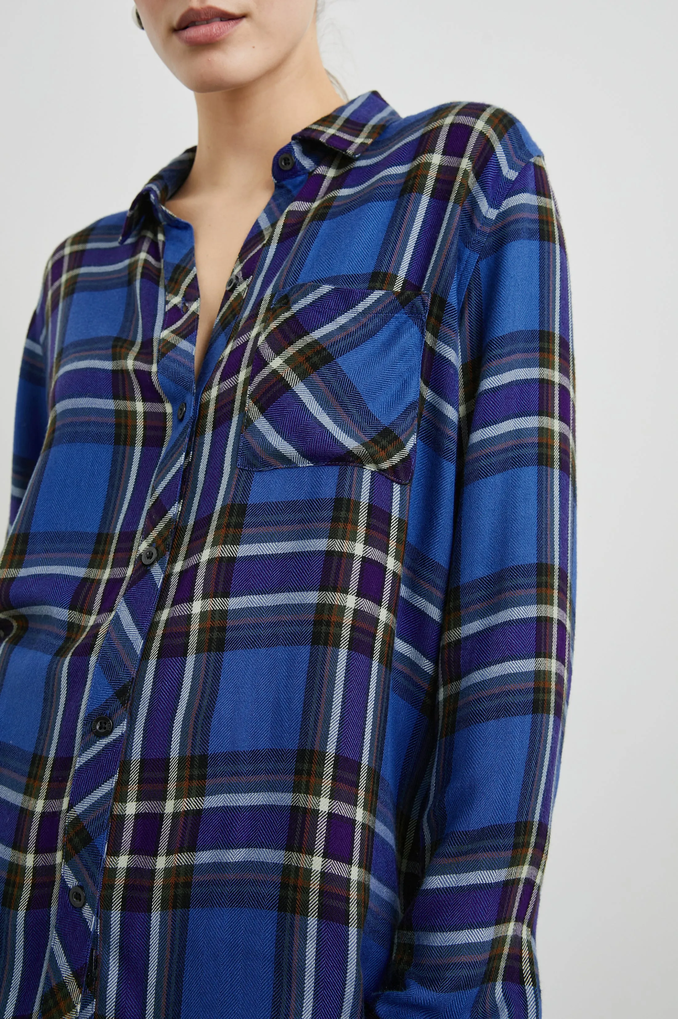 HUNTER SHIRT - SAPPHIRE INDIGO Rails