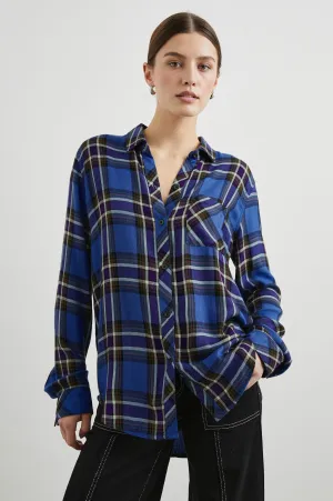 HUNTER SHIRT - SAPPHIRE INDIGO Rails