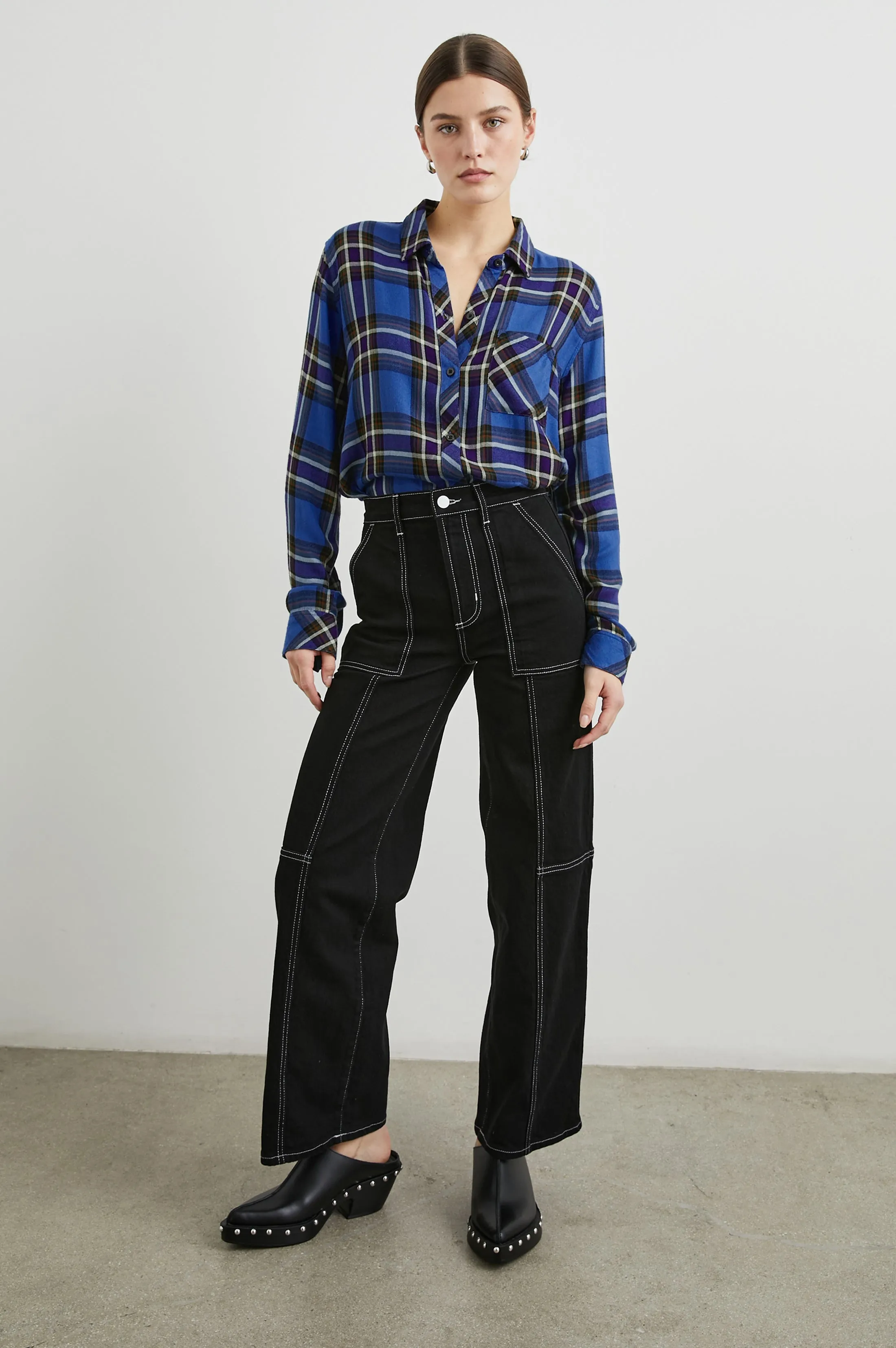 HUNTER SHIRT - SAPPHIRE INDIGO Rails