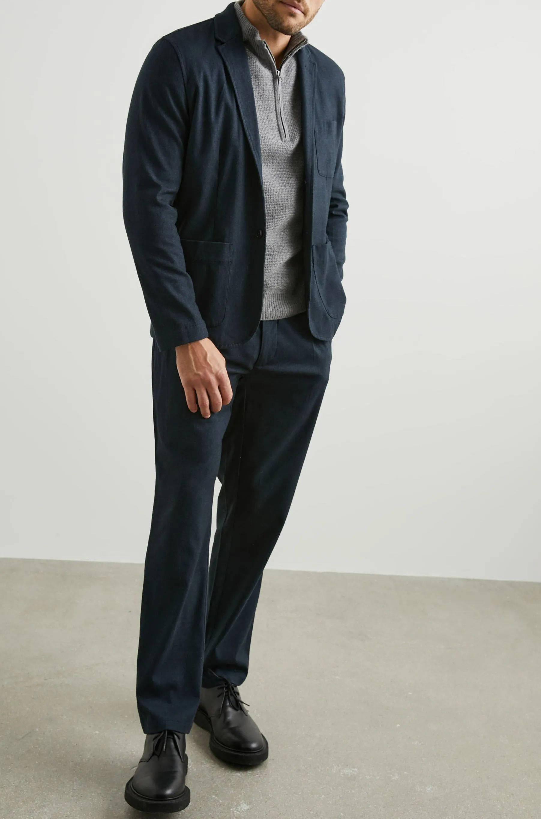 IDRIS BLAZER - DARK NAVY Rails