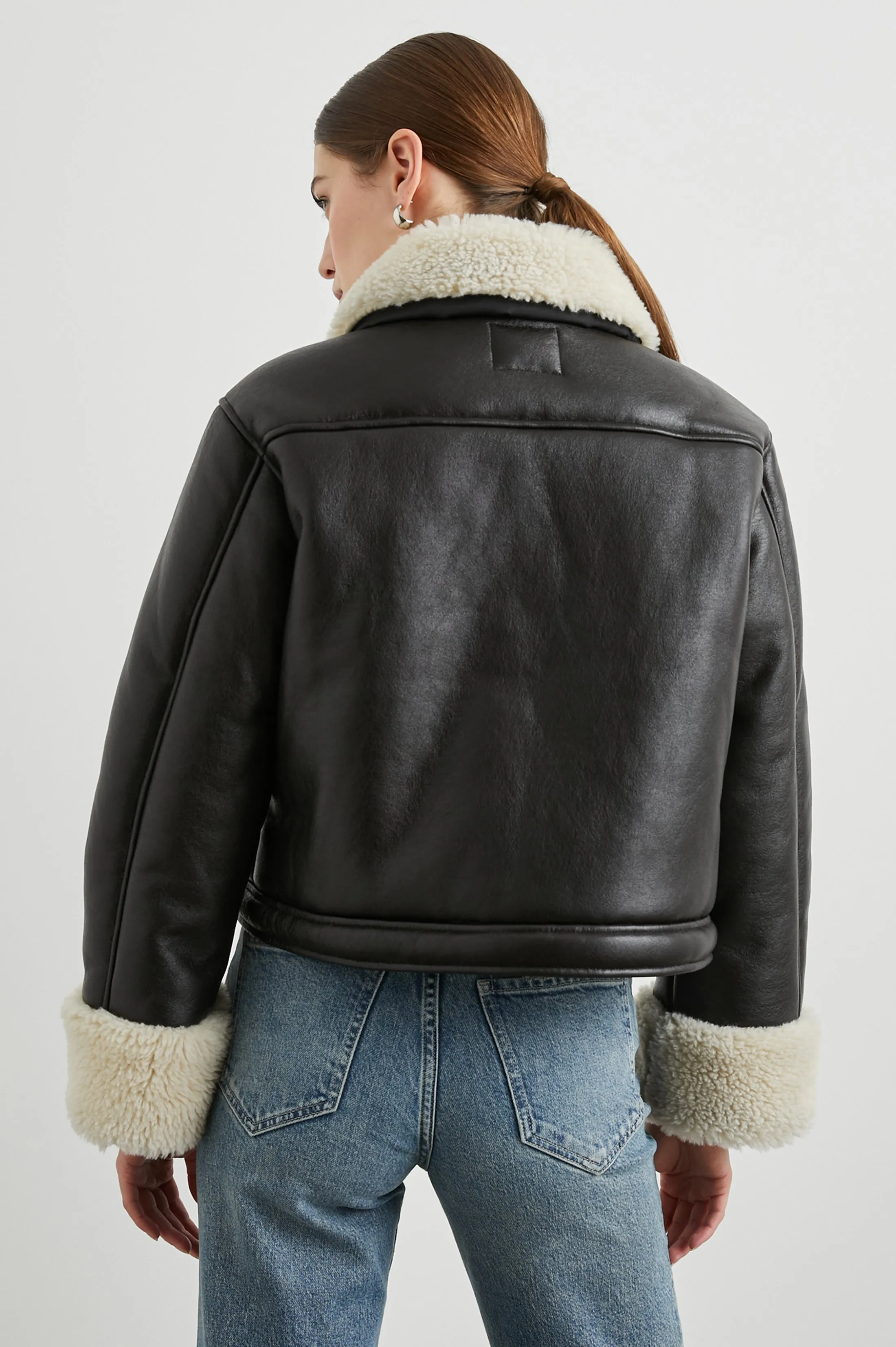 IMANI JACKET - BLACK IVORY Rails