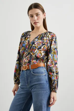 INDI TOP - NAVY WILDFLOWER Rails