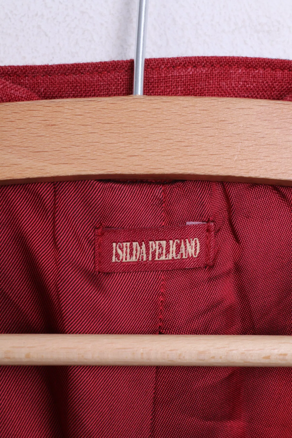 ISILDA PELICANO Womens 36 S Blazer Jacket Grey Euro 2008 Austria Switerzland