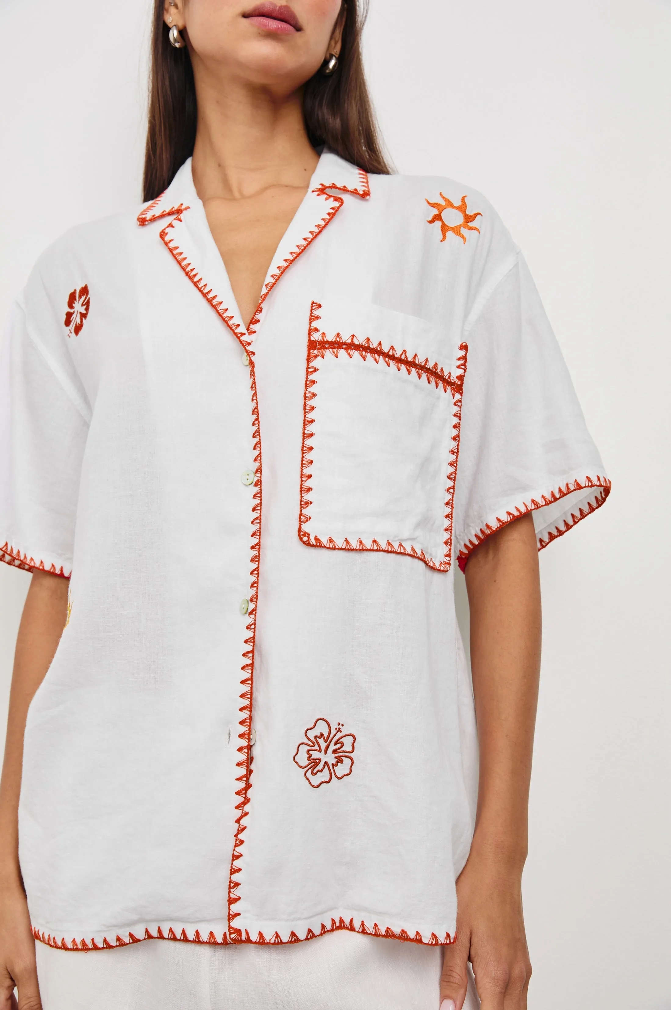 ISLAND SHIRT - WHITE Rails