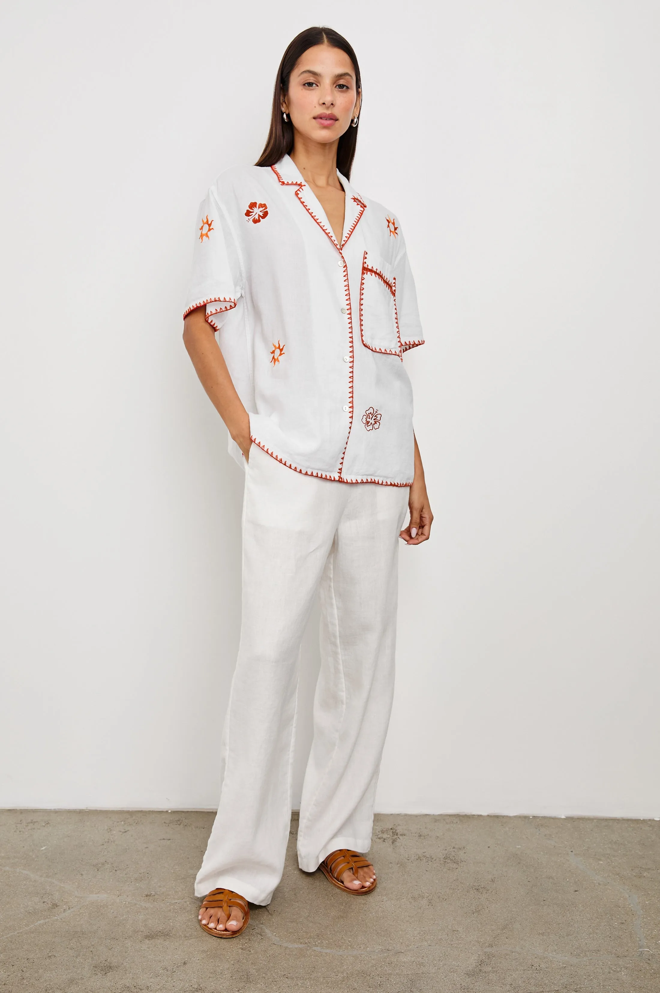 ISLAND SHIRT - WHITE Rails
