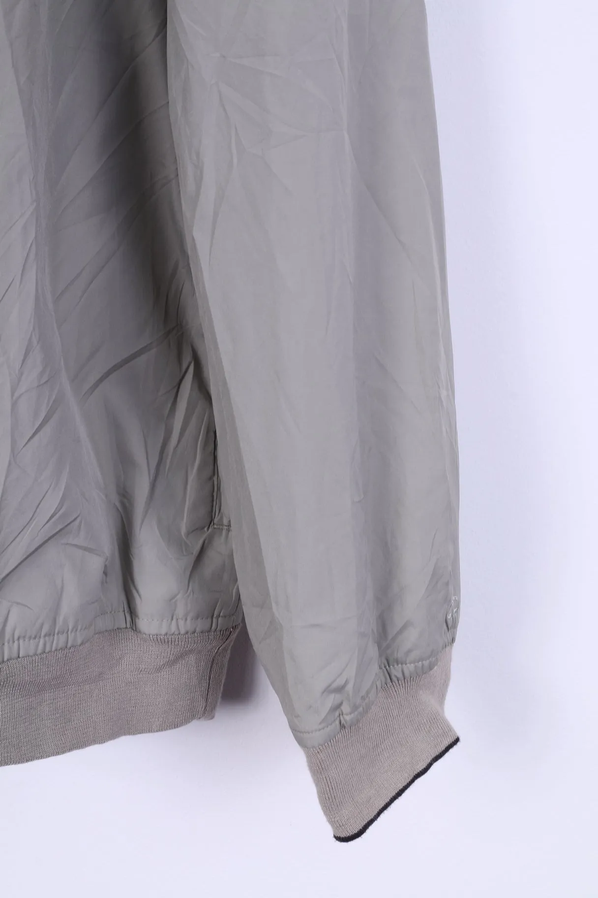 IZOD Mens L Jacket Taupe V Neck Sport