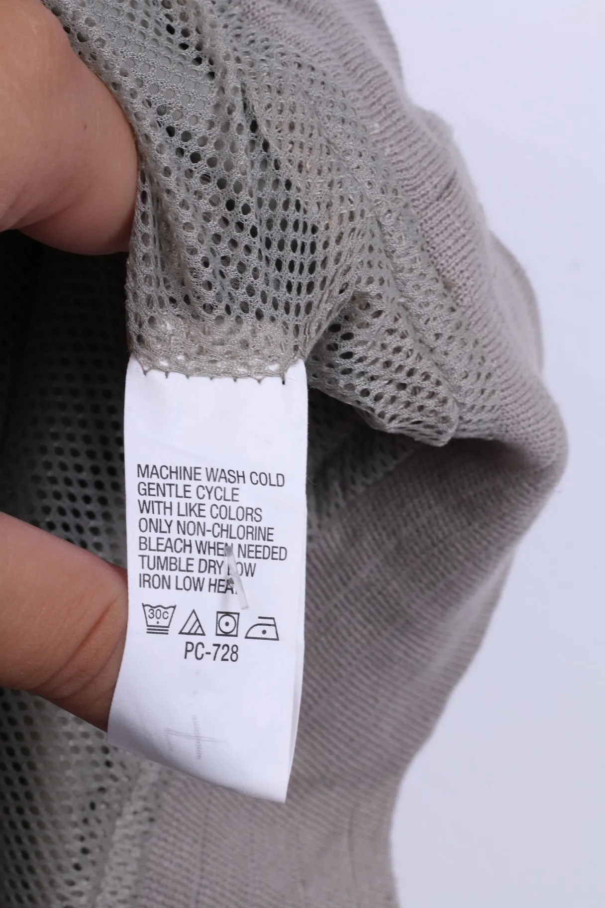 IZOD Mens L Jacket Taupe V Neck Sport