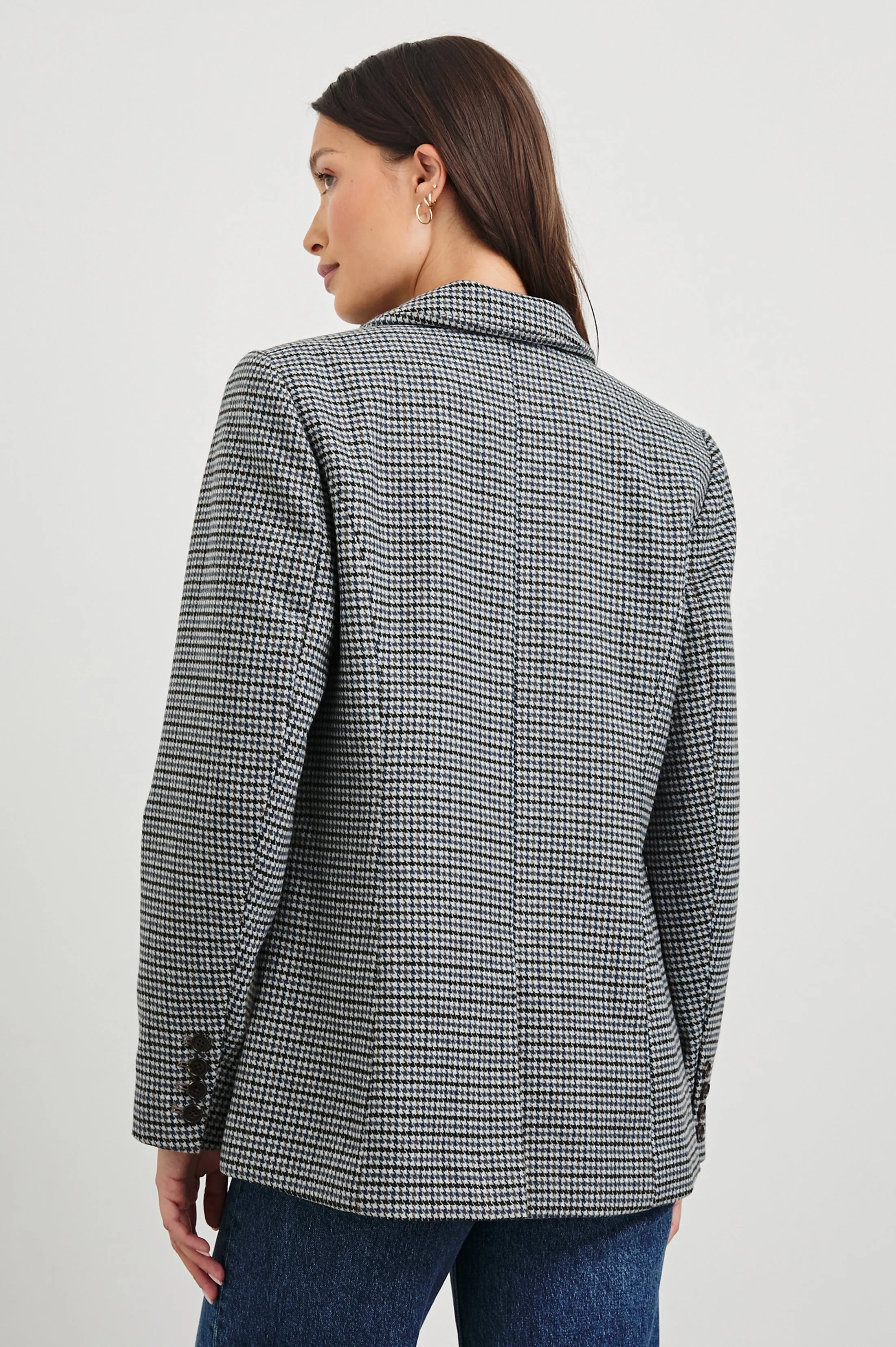 JAC BLAZER - BLACK LAPIZ Rails