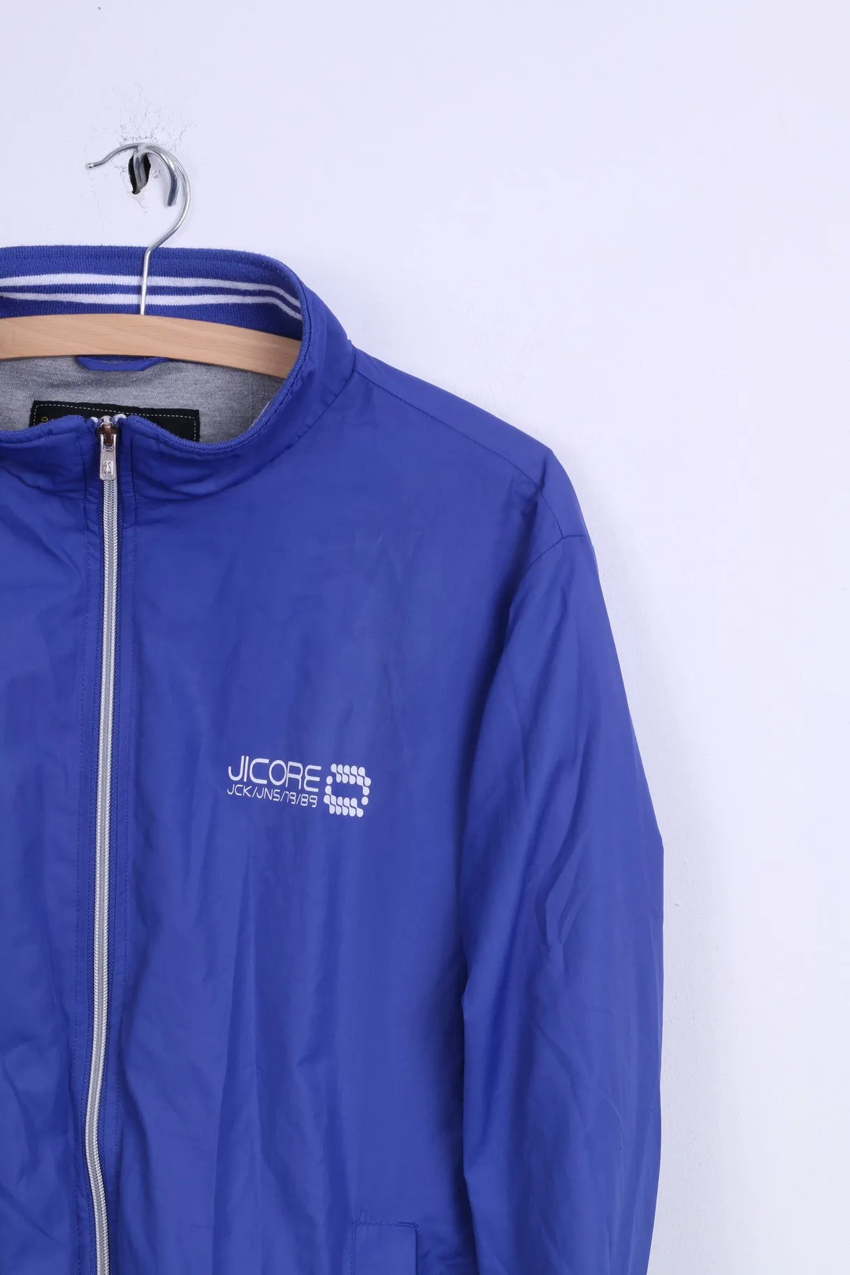 Jack & Jones Mens M Jacket Cobalt  Zip Up JICORE Top