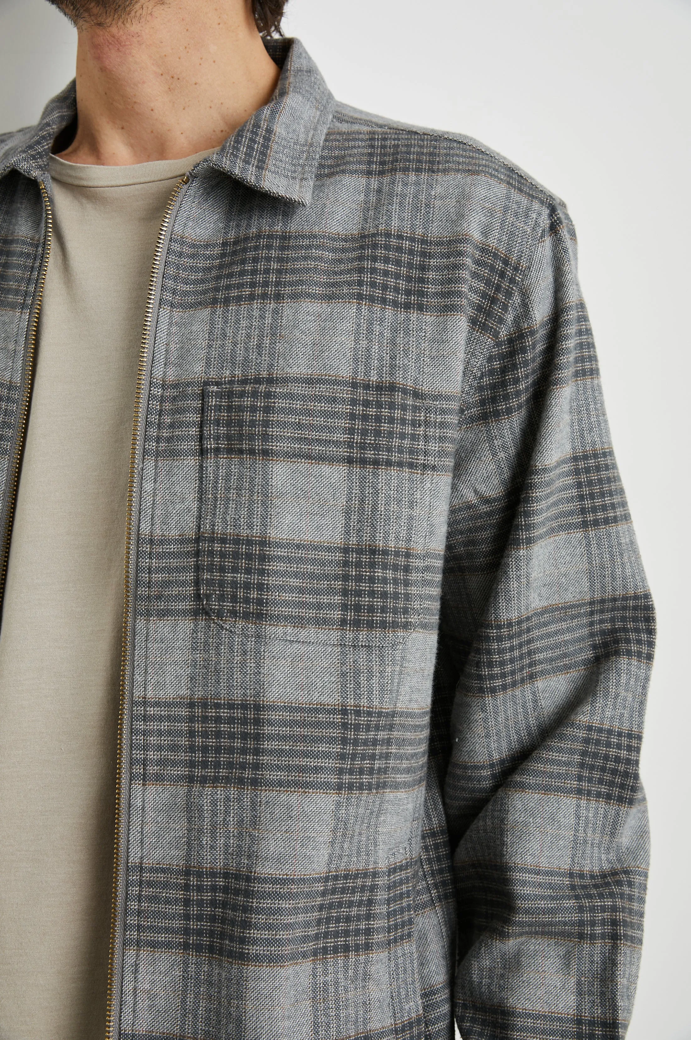 JAQUE SHIRT JACKET - LITHIUM RUST Rails