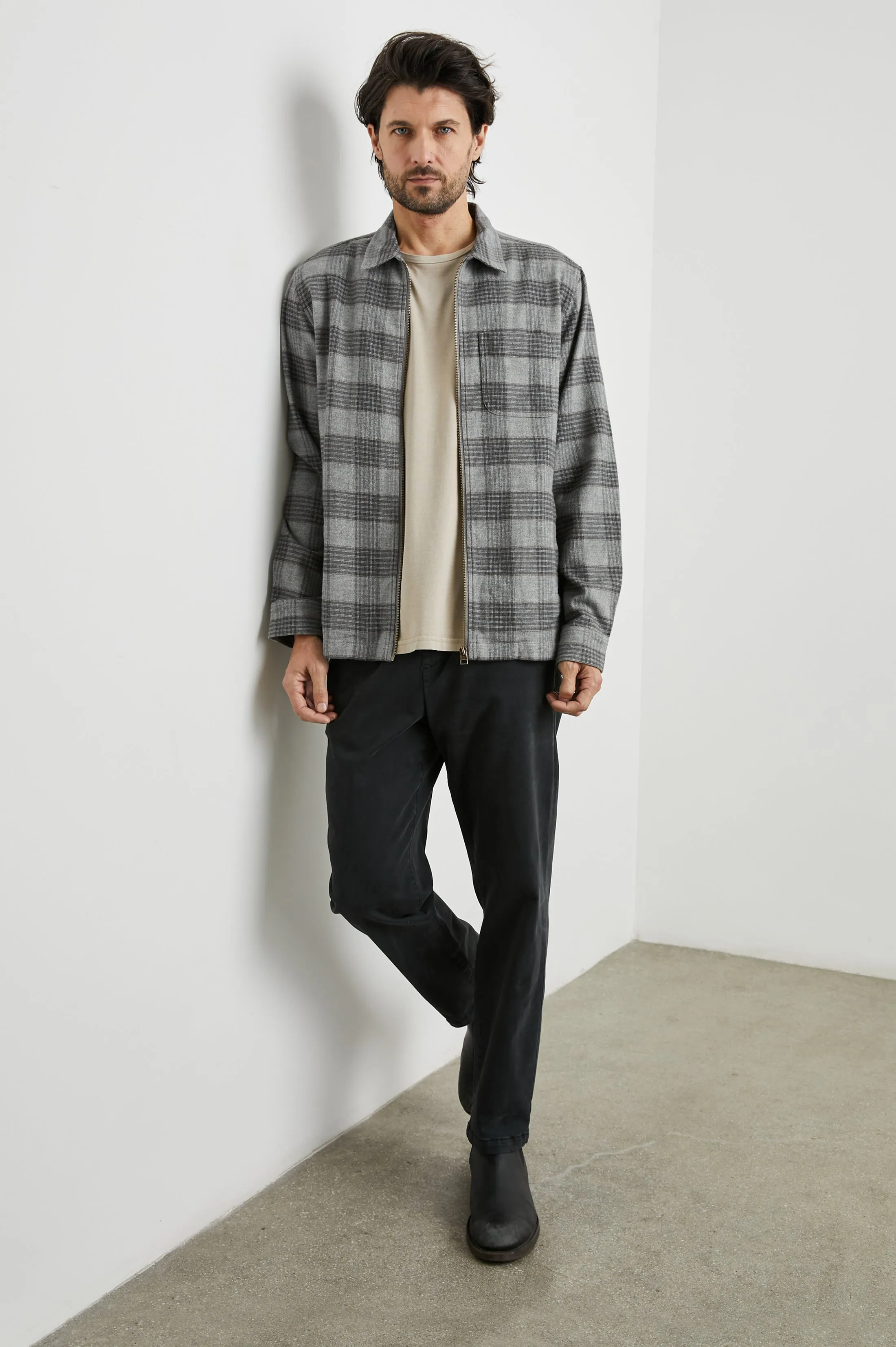 JAQUE SHIRT JACKET - LITHIUM RUST Rails