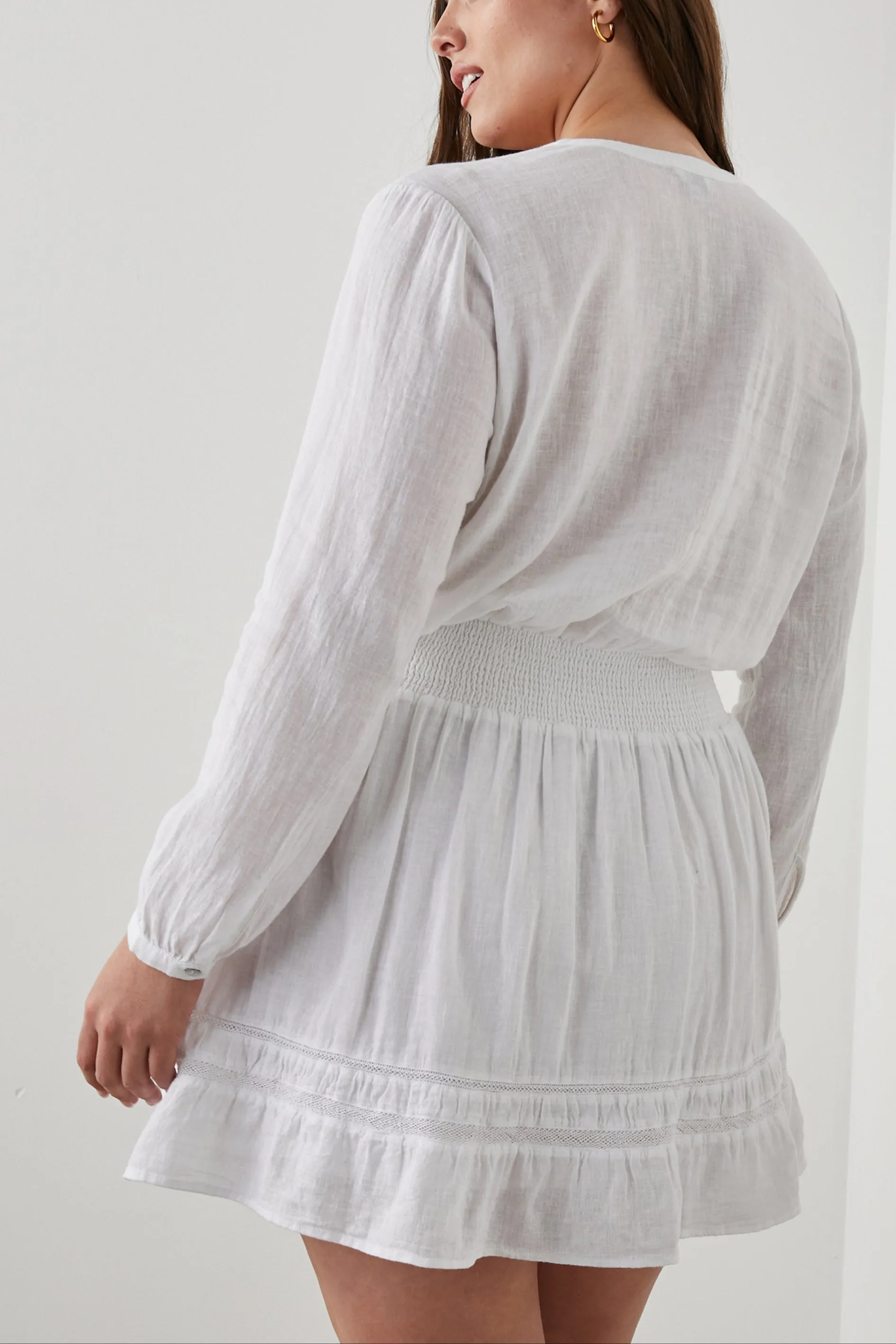 JASMINE DRESS - WHITE LACE DETAIL Rails