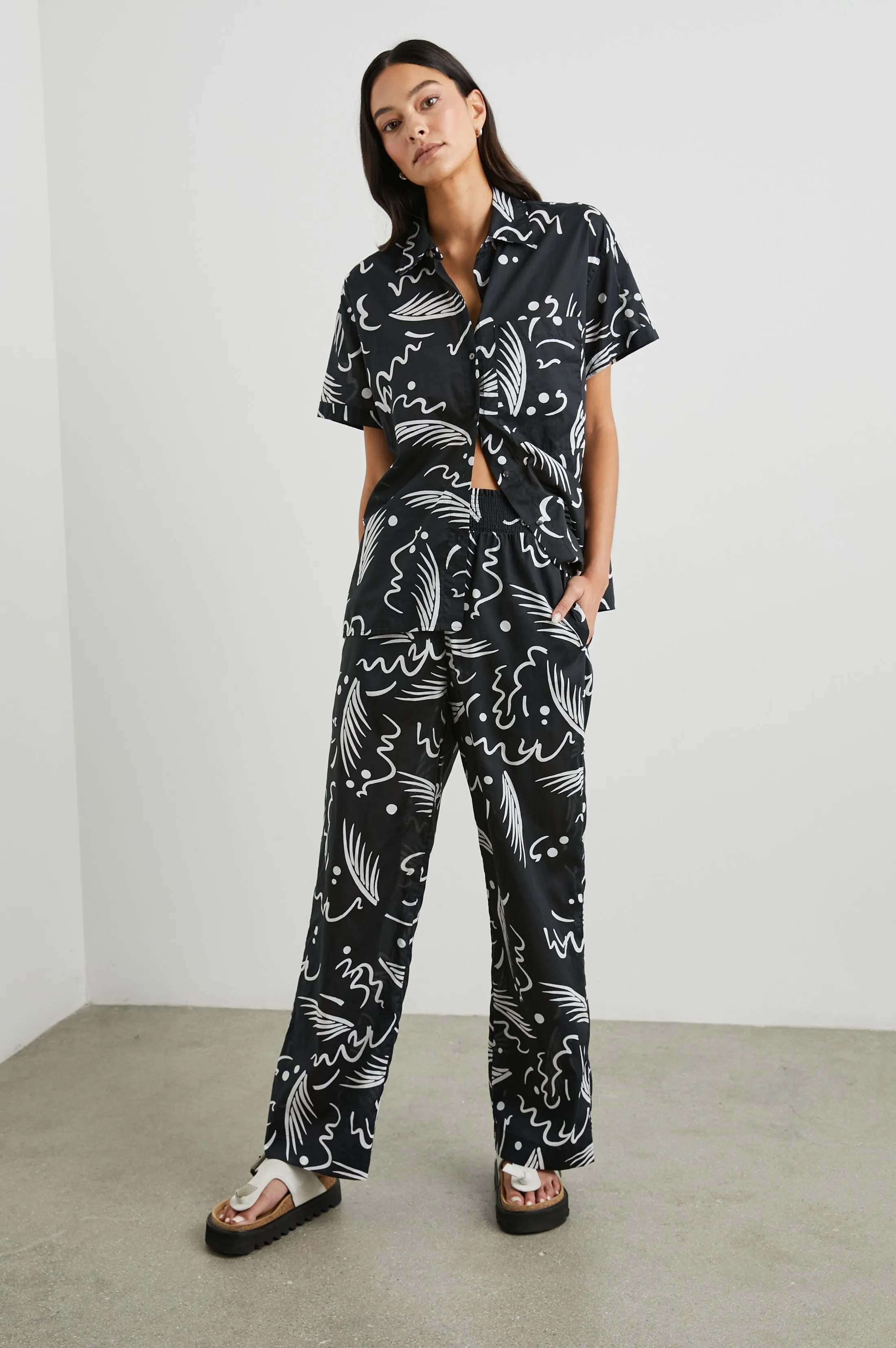 JEANNE SHIRT - TAHITI NIGHT Rails