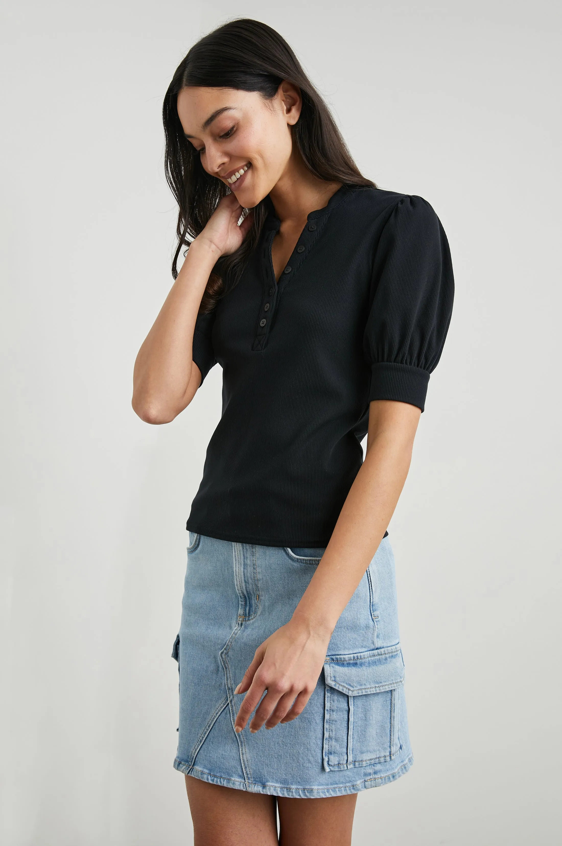 JEWEL TOP - BLACK Rails