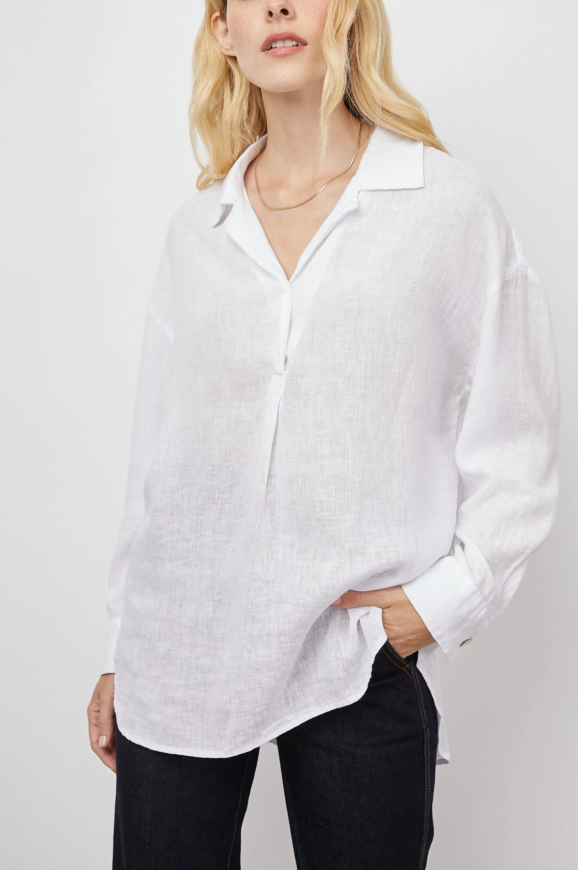 JOCELYN SHIRT - WHITE Rails