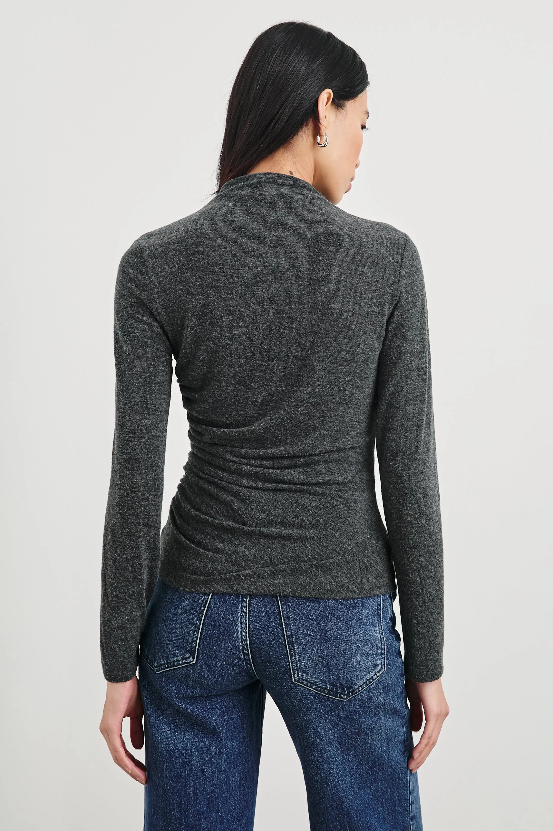 JOELLE TOP - CHARCOAL Rails