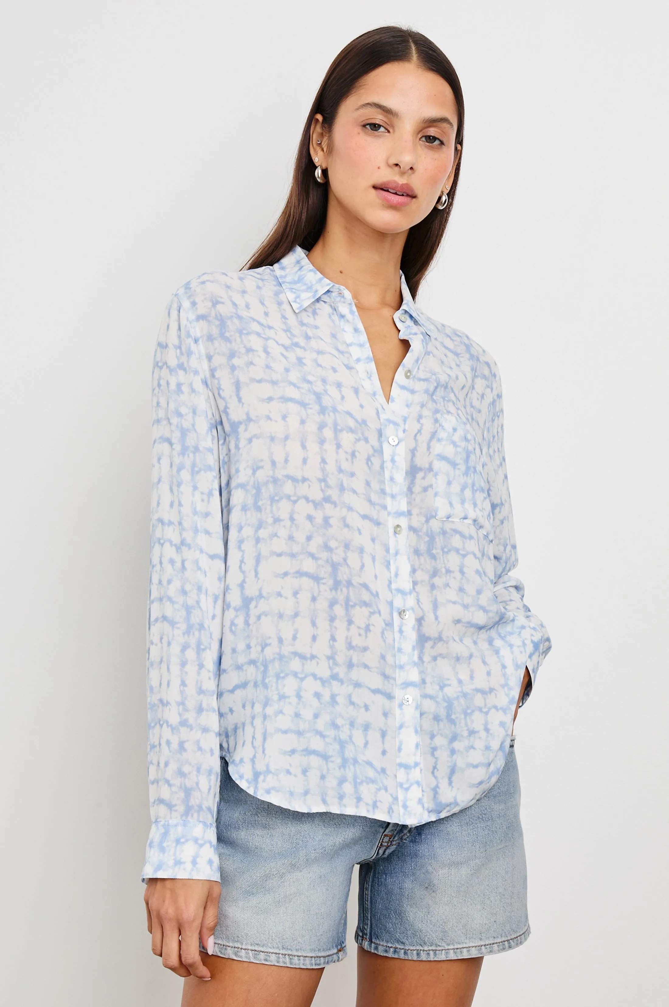 JOSEPHINE SHIRT - DIFFUSED PLAID Rails