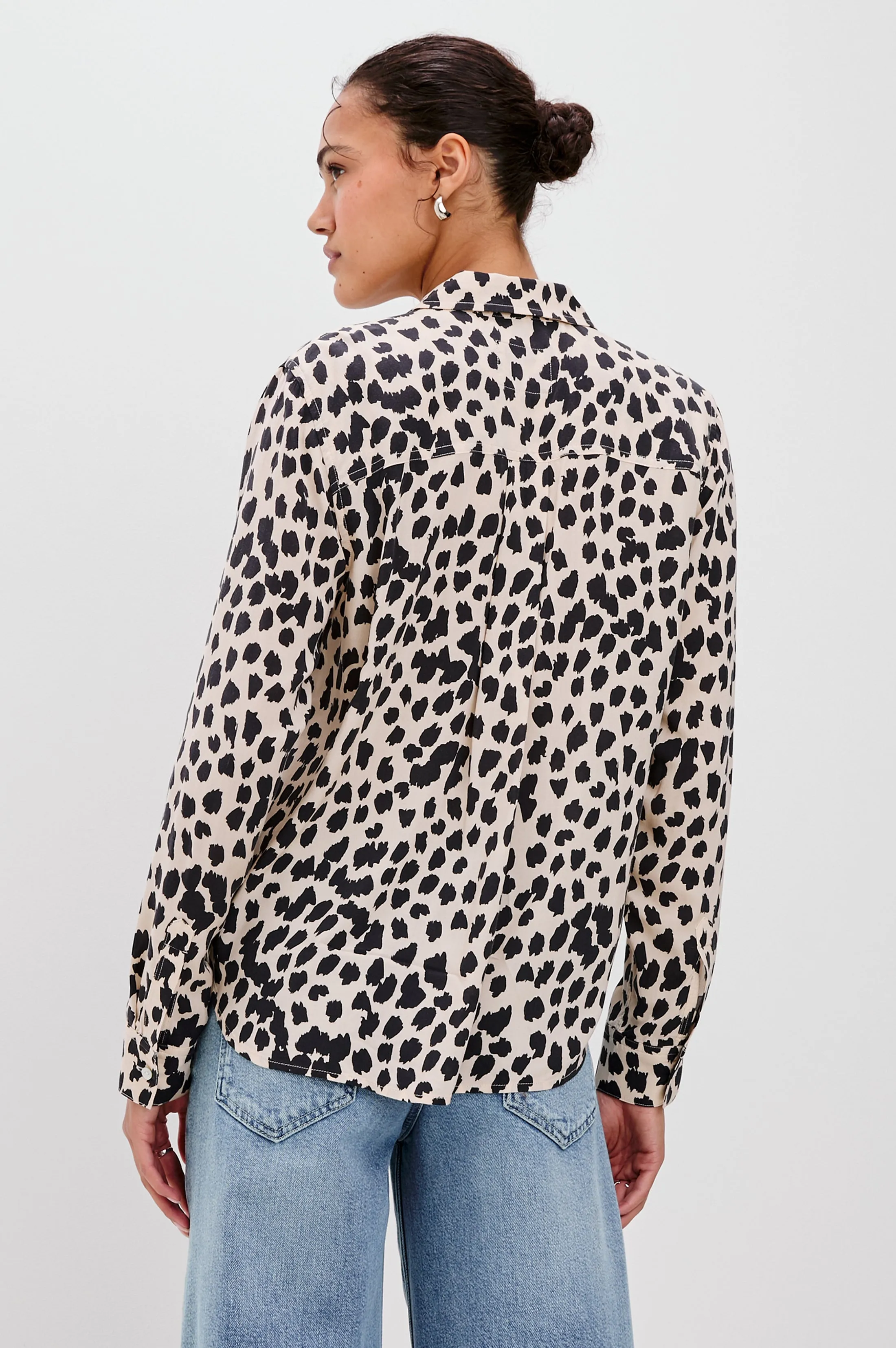 JOSEPHINE SHIRT - TAUPE SPOTTED Rails