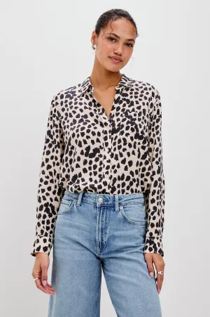 JOSEPHINE SHIRT - TAUPE SPOTTED Rails