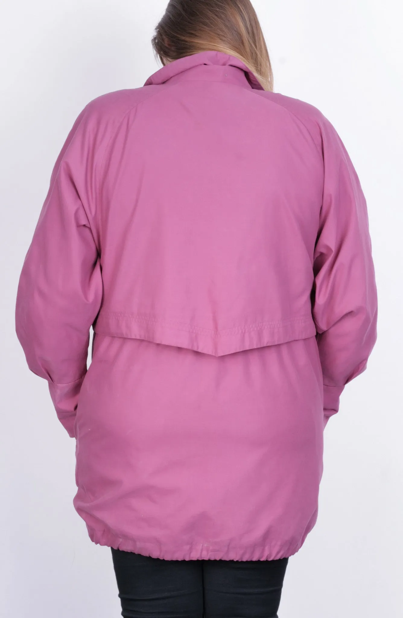 Joulie Collection Womens L Jacket Coat Raspberry Vintage 90s