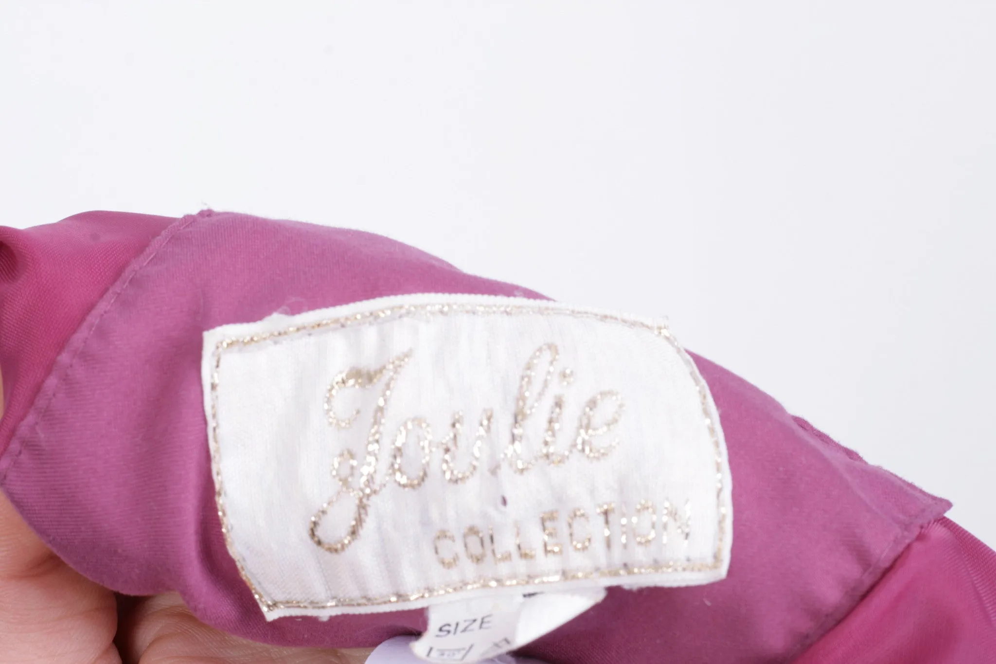 Joulie Collection Womens L Jacket Coat Raspberry Vintage 90s