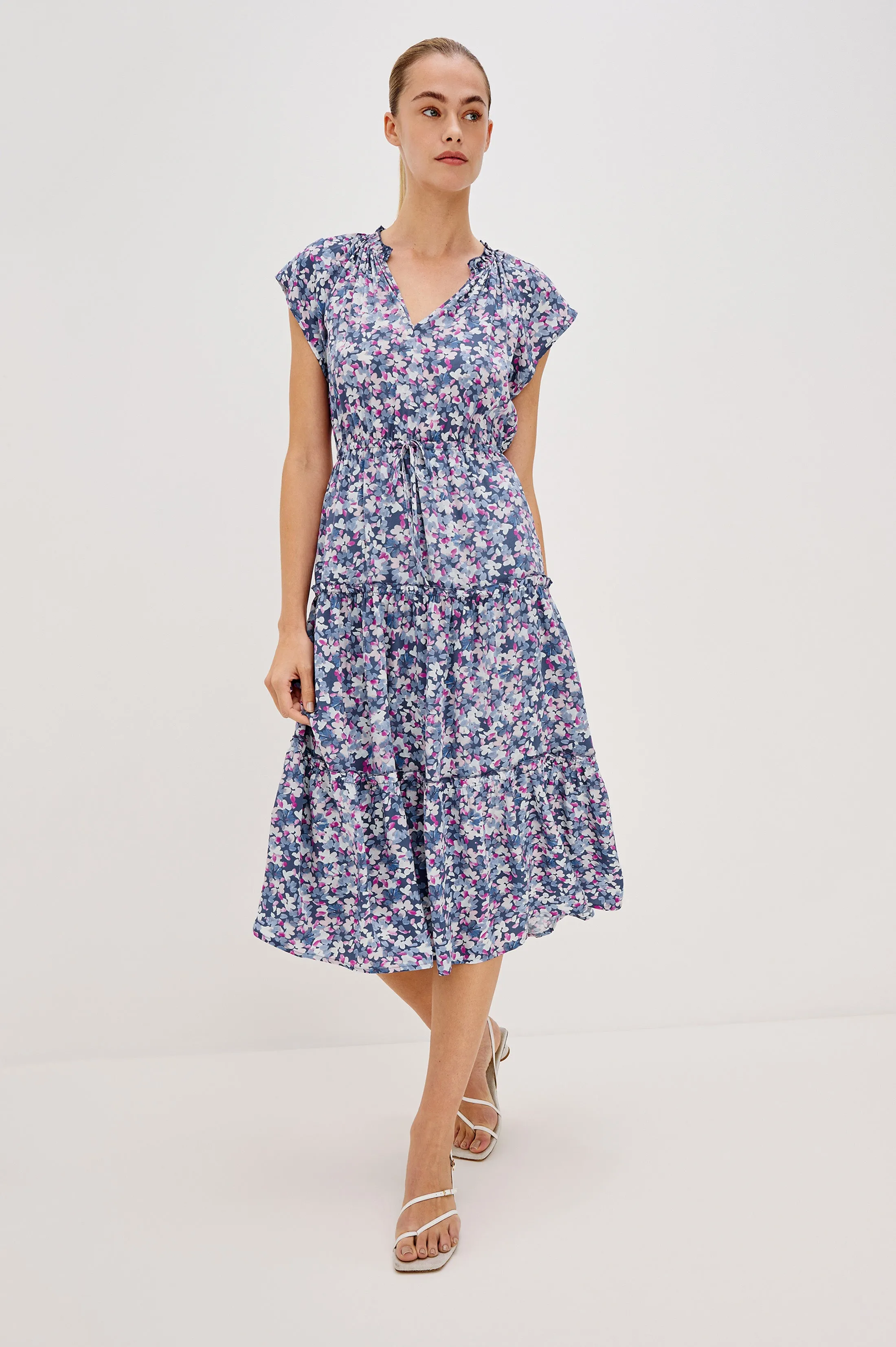 JUNI DRESS - BLUE BLOSSOM Rails