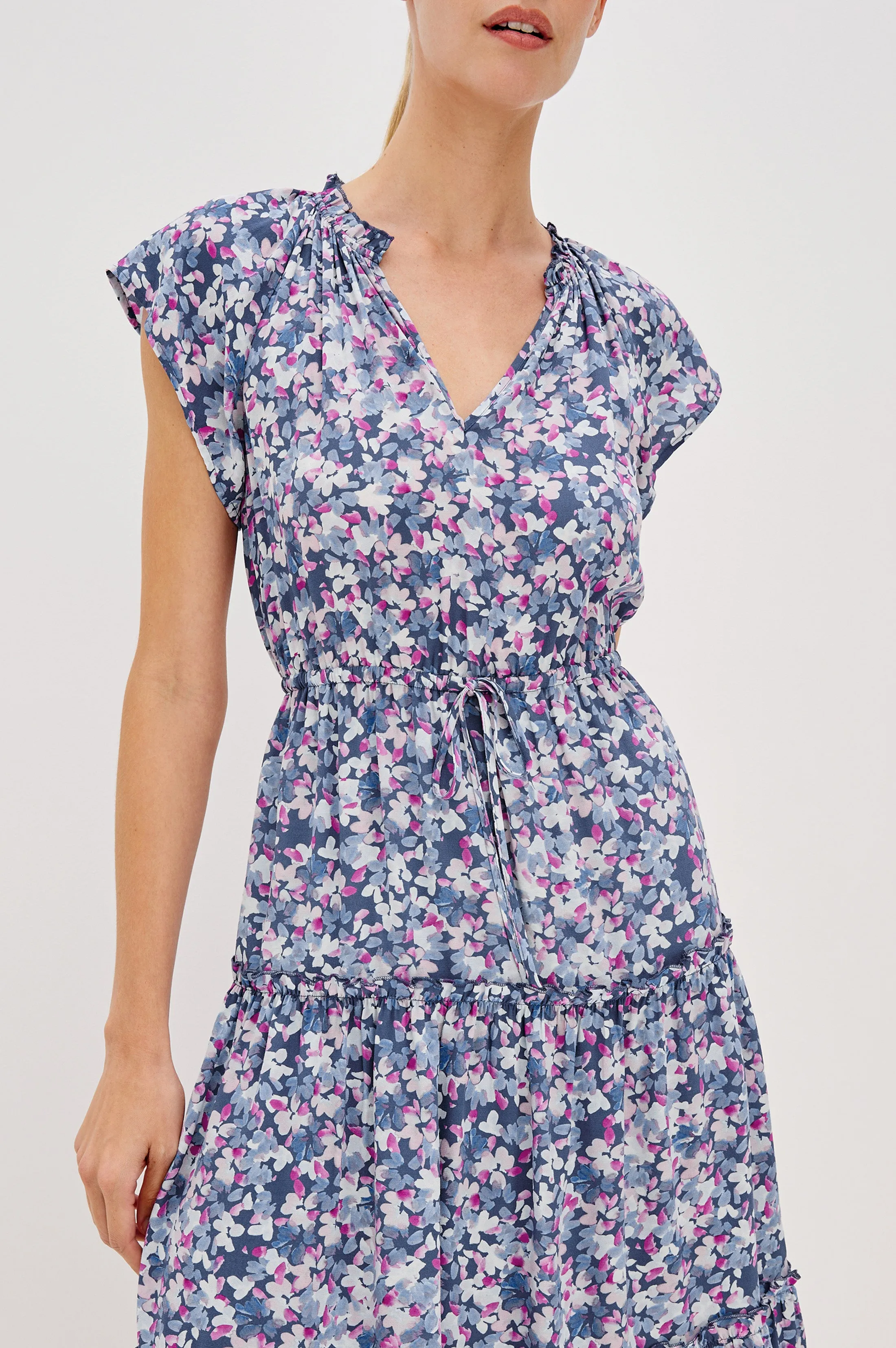 JUNI DRESS - BLUE BLOSSOM Rails