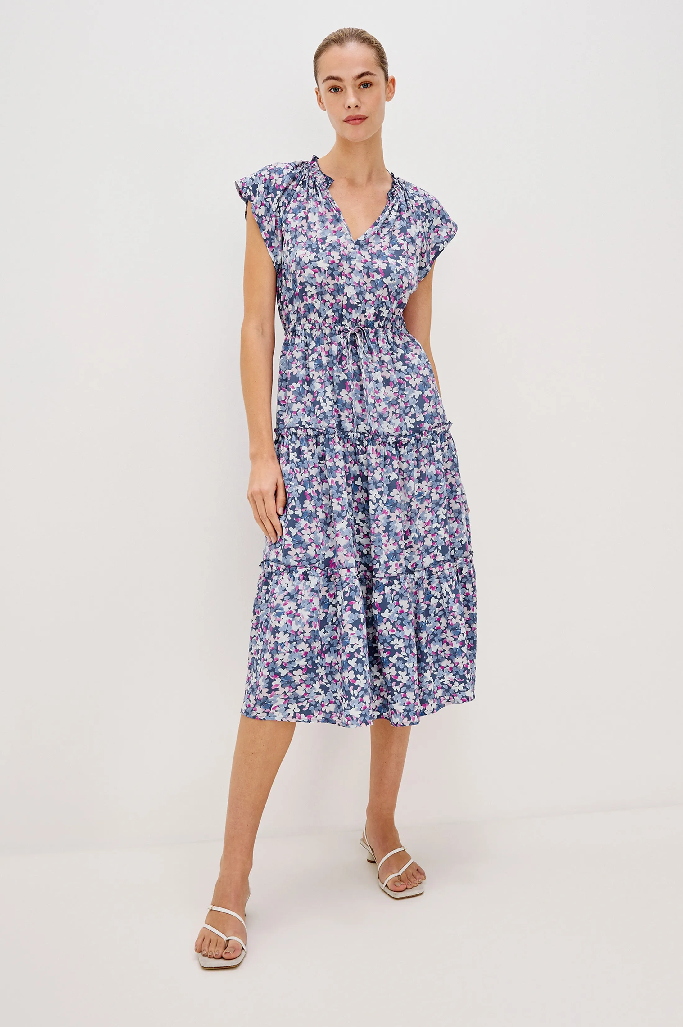 JUNI DRESS - BLUE BLOSSOM Rails