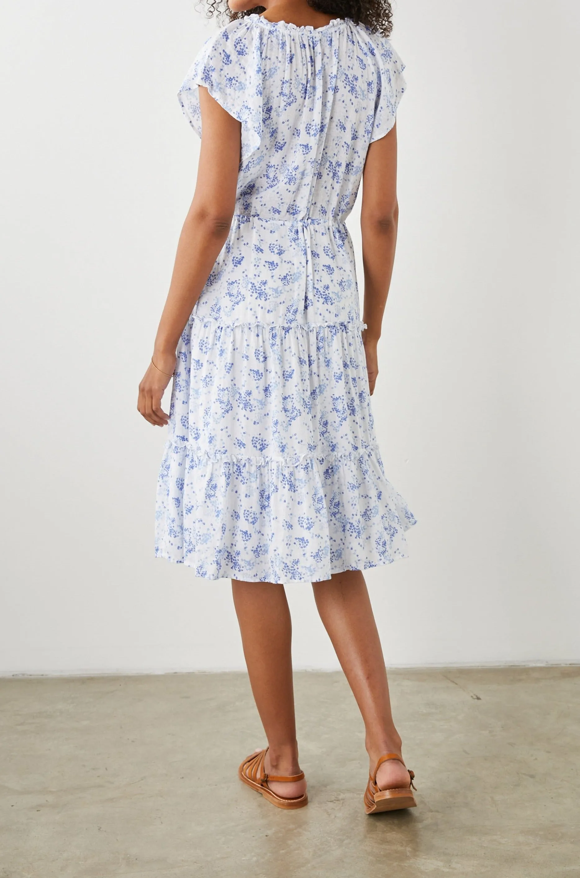 JUNI DRESS - BLUE BLOSSOMS Rails