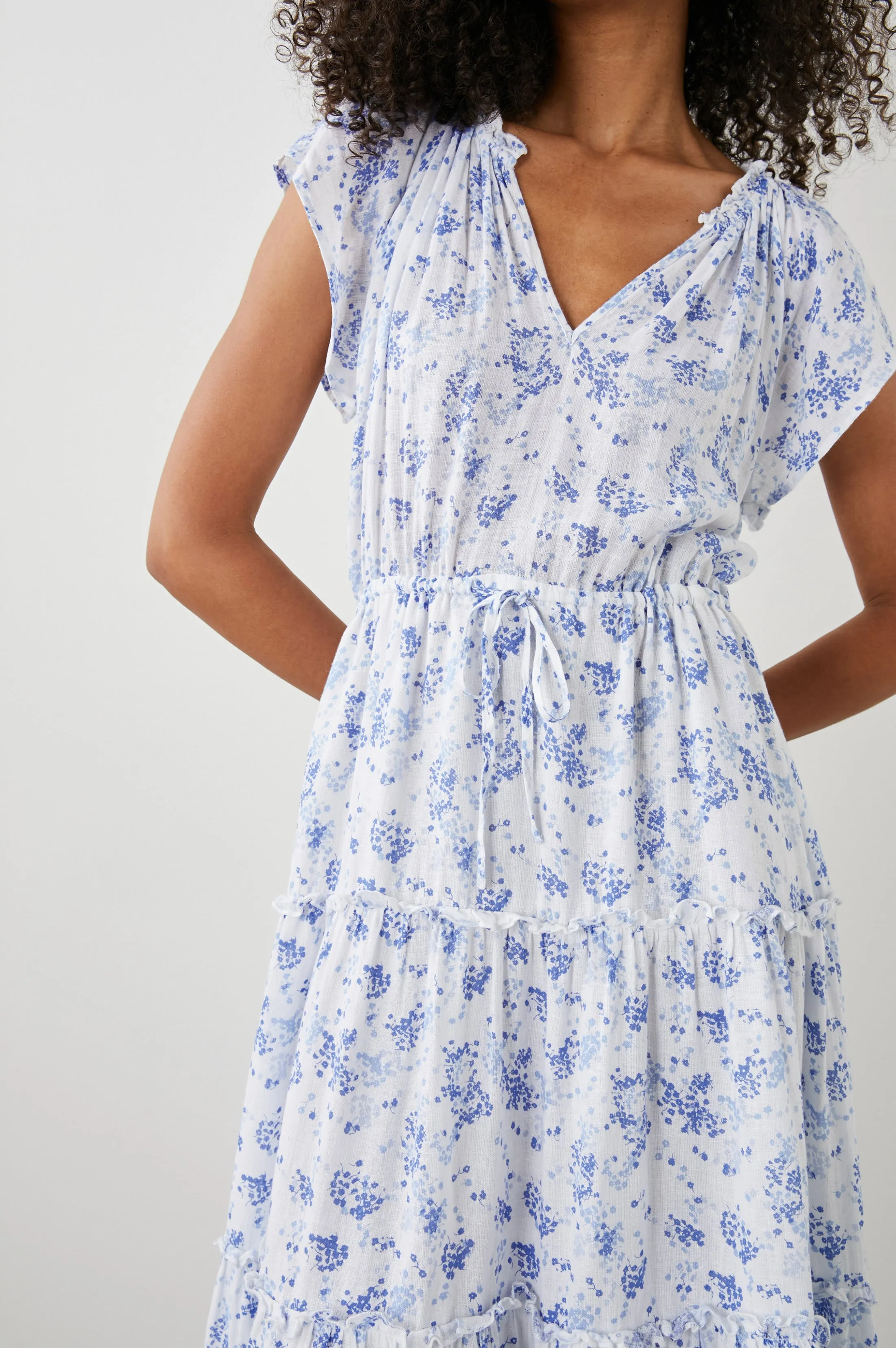 JUNI DRESS - BLUE BLOSSOMS Rails