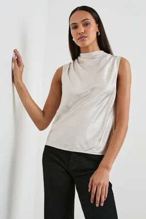 KALEEN TOP - IVORY Rails