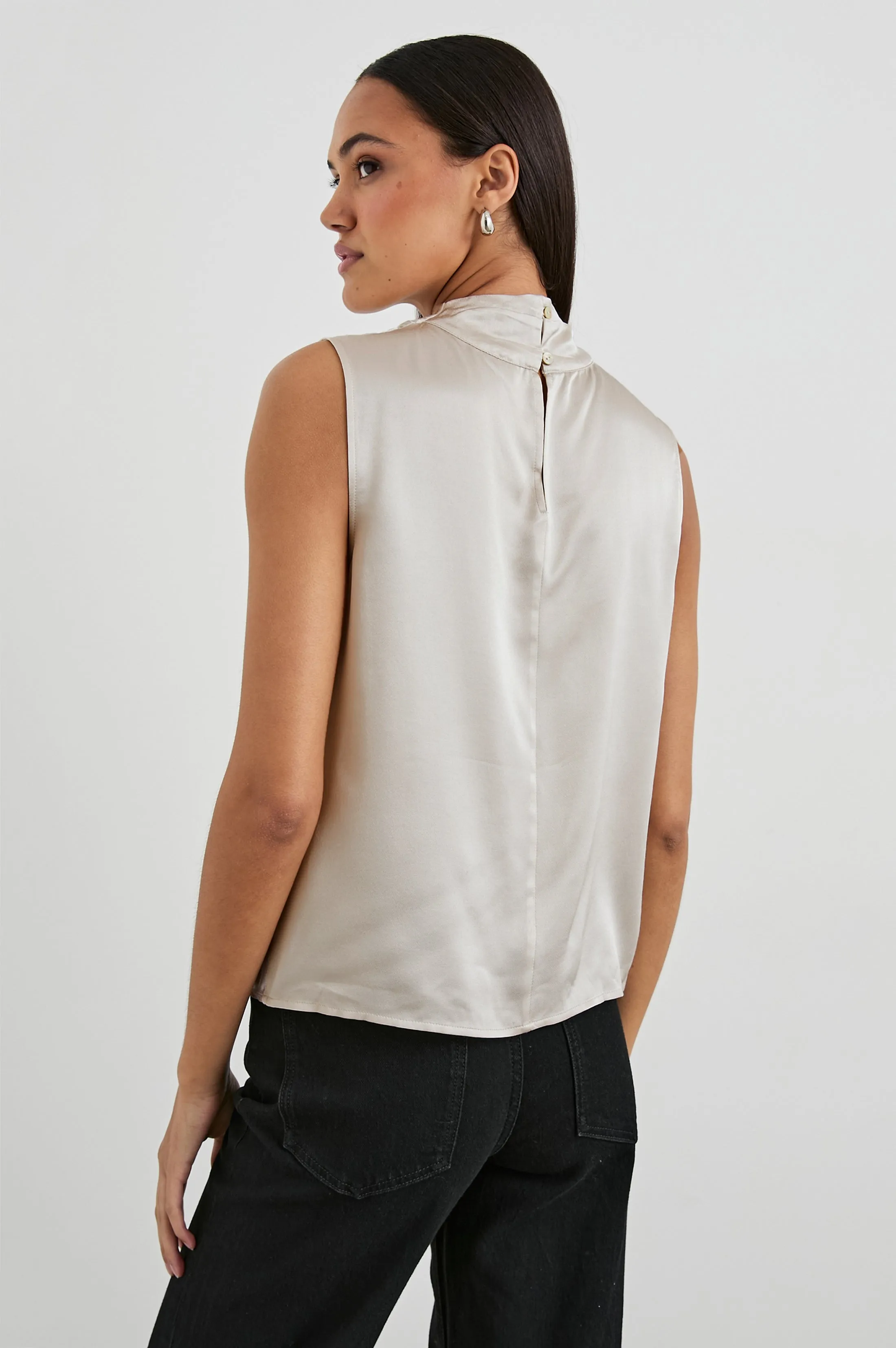 KALEEN TOP - IVORY Rails