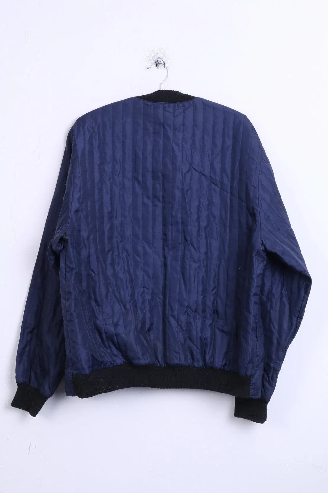 Kansas Mens 2XL 47/49 Jacket Bomber Thermo Quilted Navy