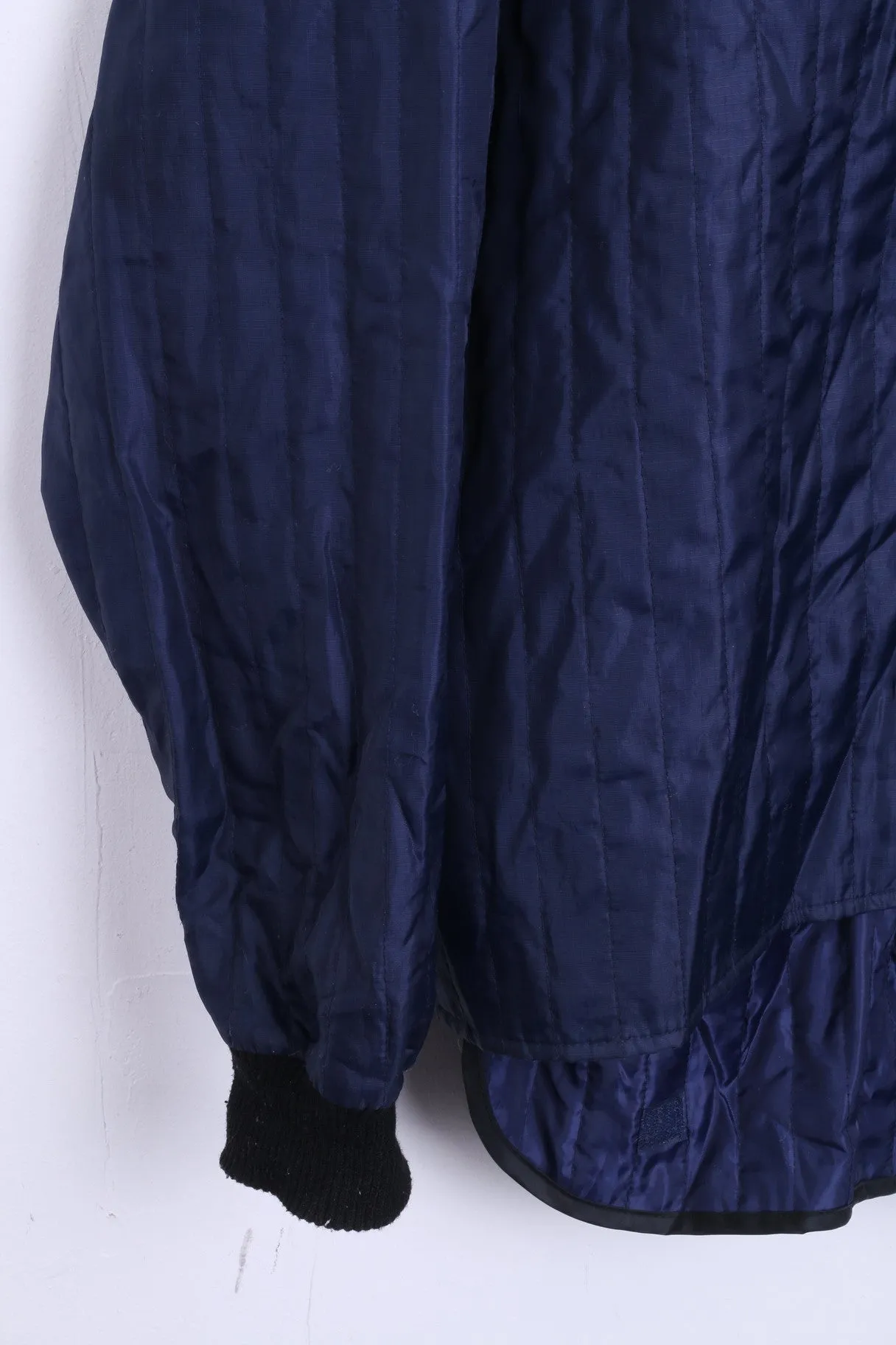 Kansas Mens 2XL 47/49 Jacket Bomber Thermo Quilted Navy