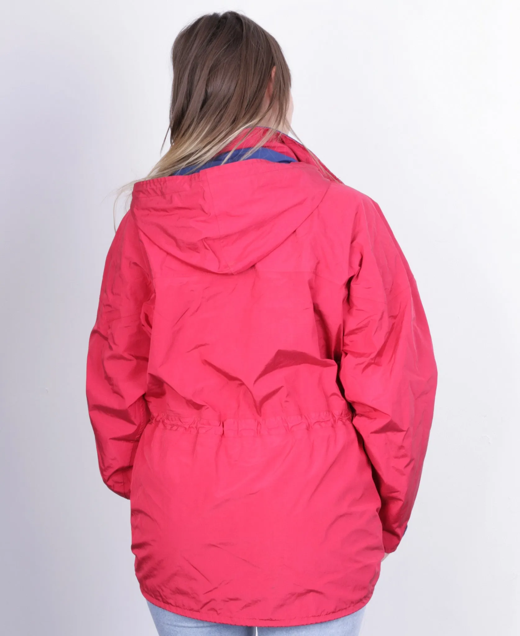 Karrimor Western Isles Womens 12 M/L Jacket Gore-Tex Hood Red Waterproof