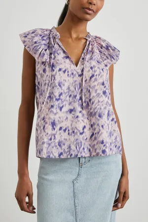 KARYSA TOP - PINK IKAT Rails
