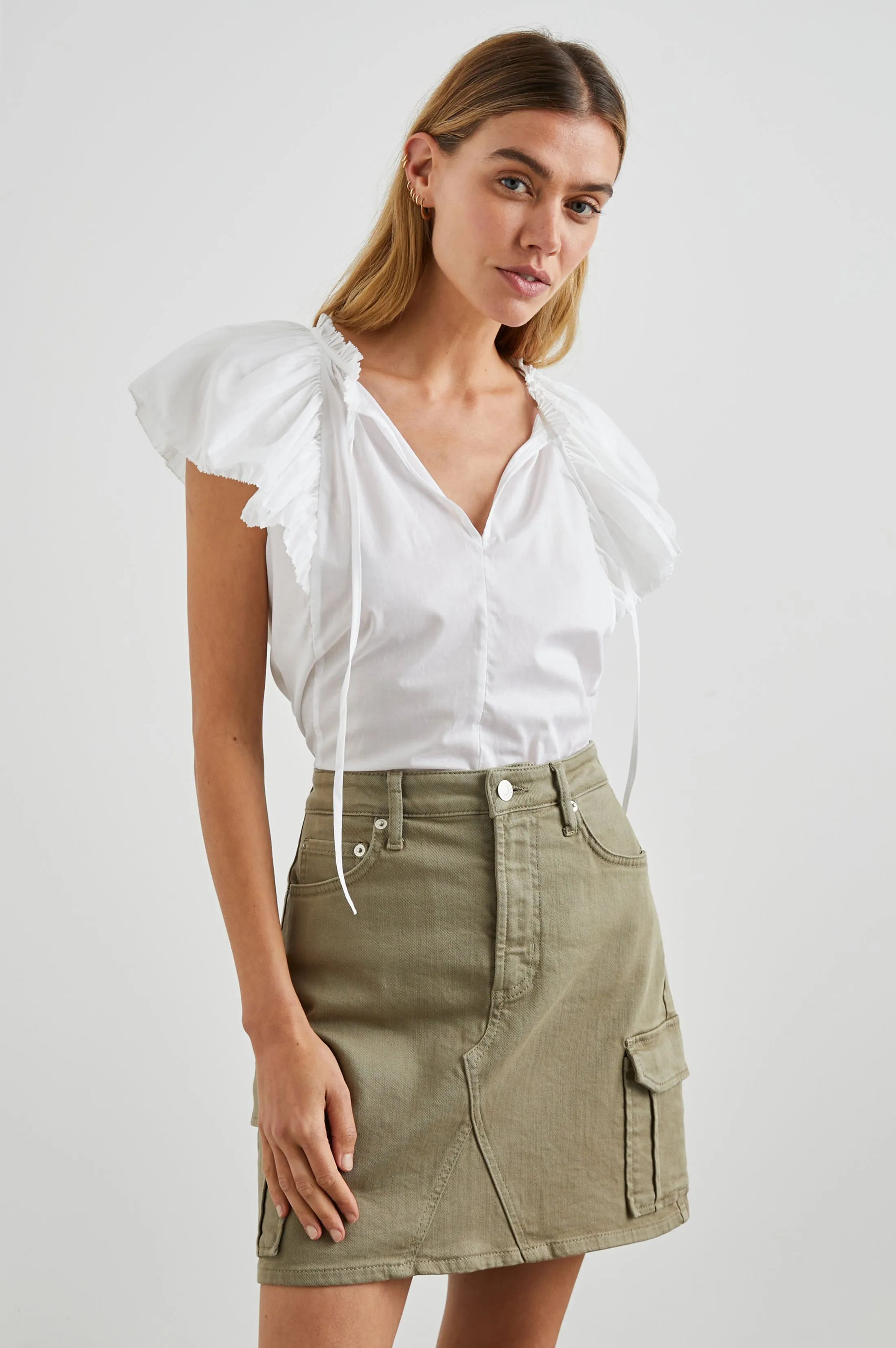 KARYSA TOP - WHITE Rails