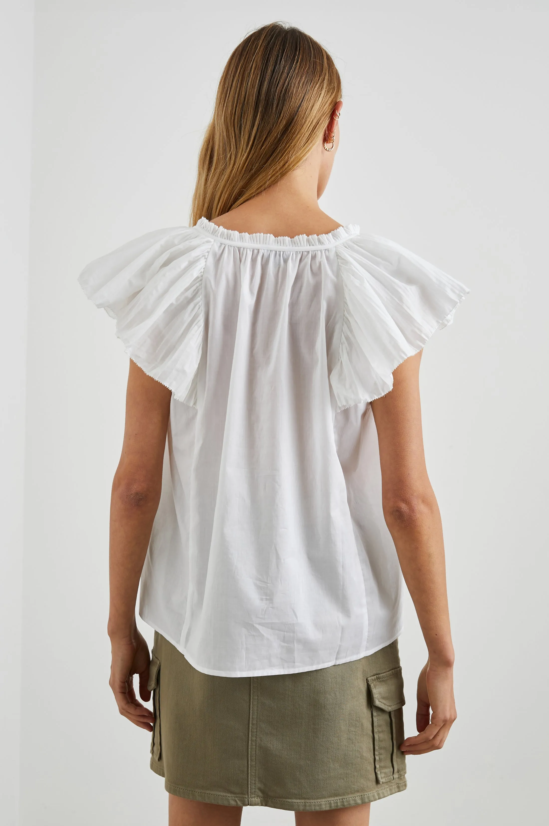 KARYSA TOP - WHITE Rails