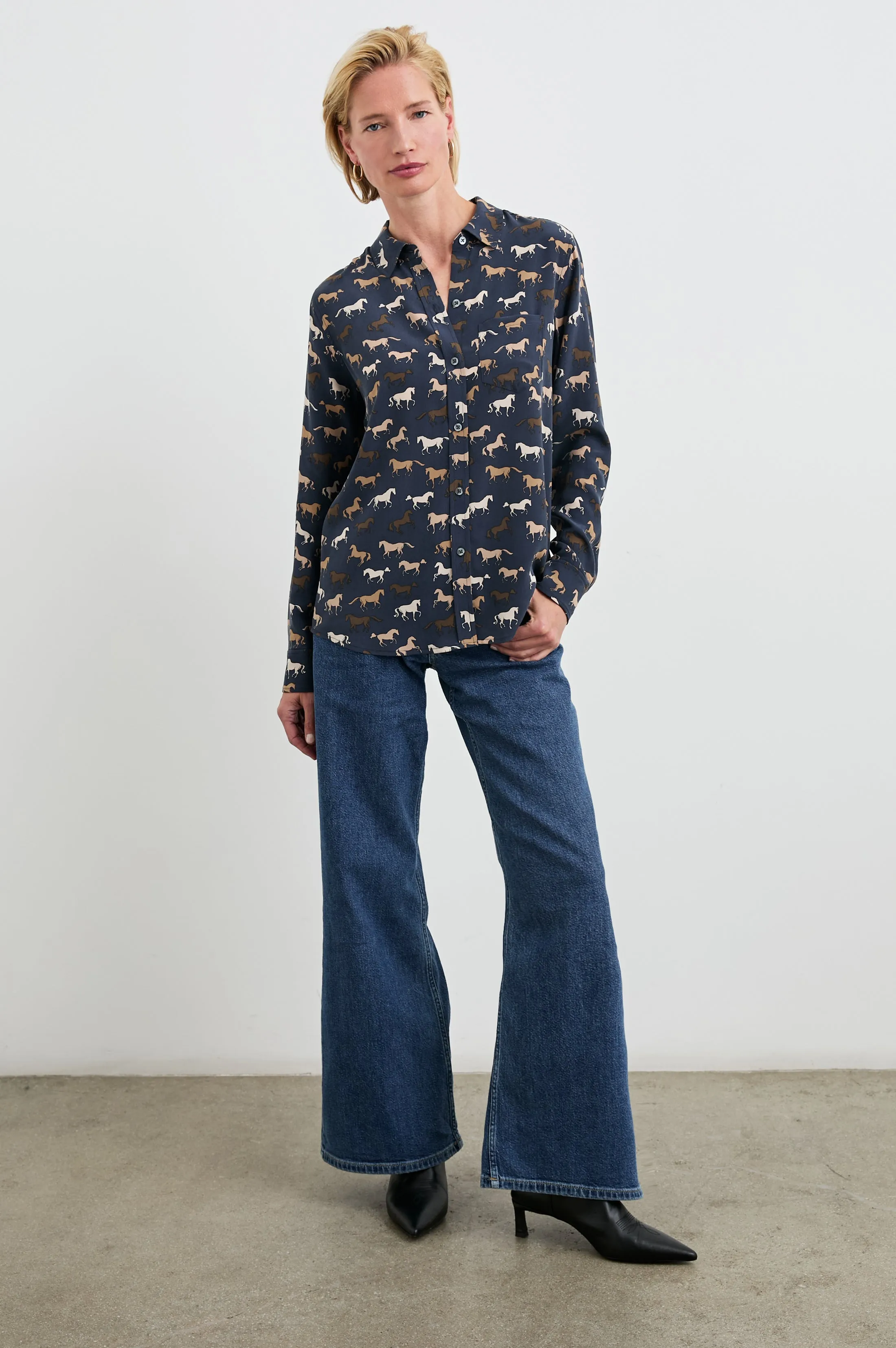KATE SHIRT - HORSES Rails