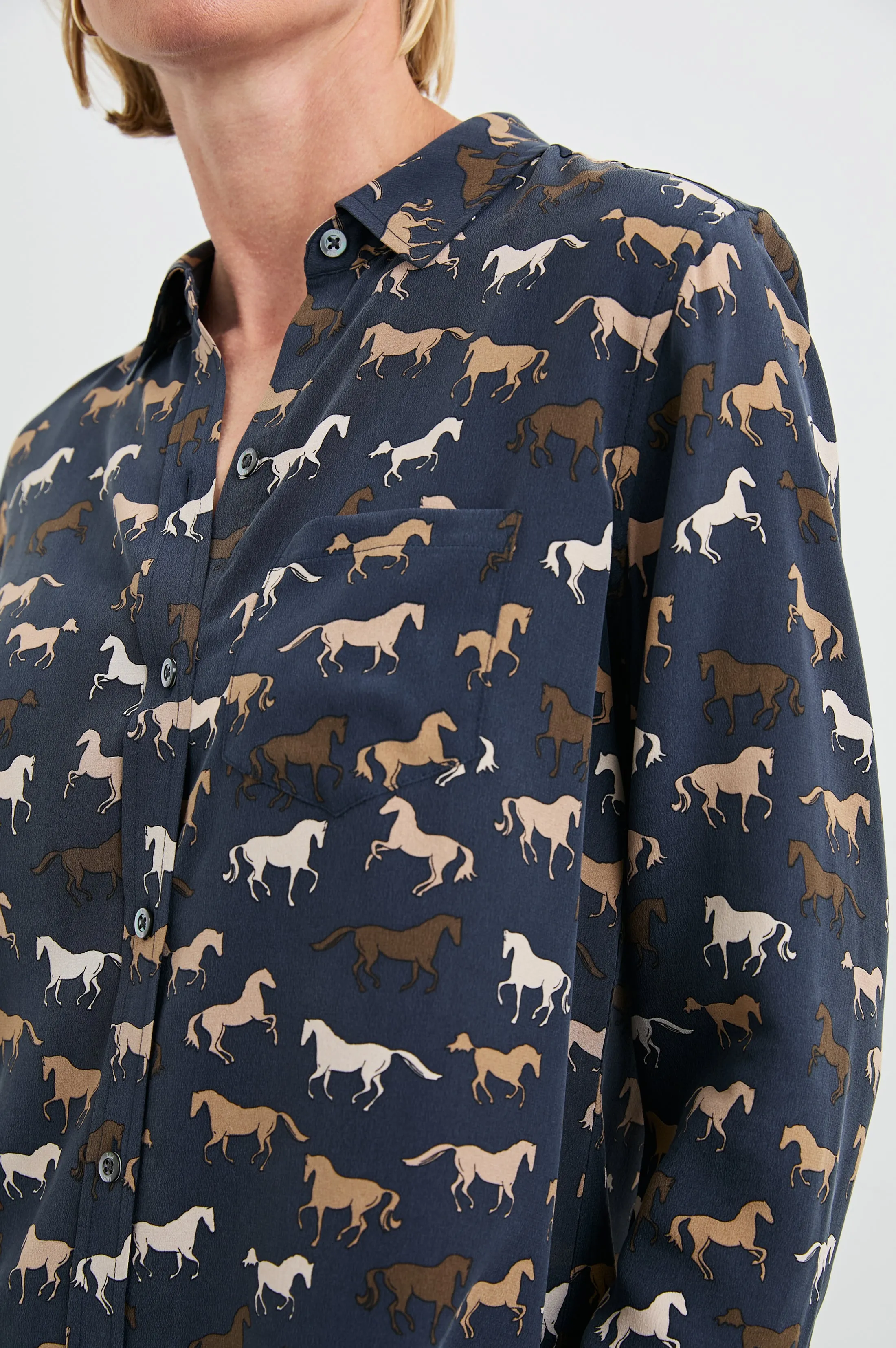 KATE SHIRT - HORSES Rails