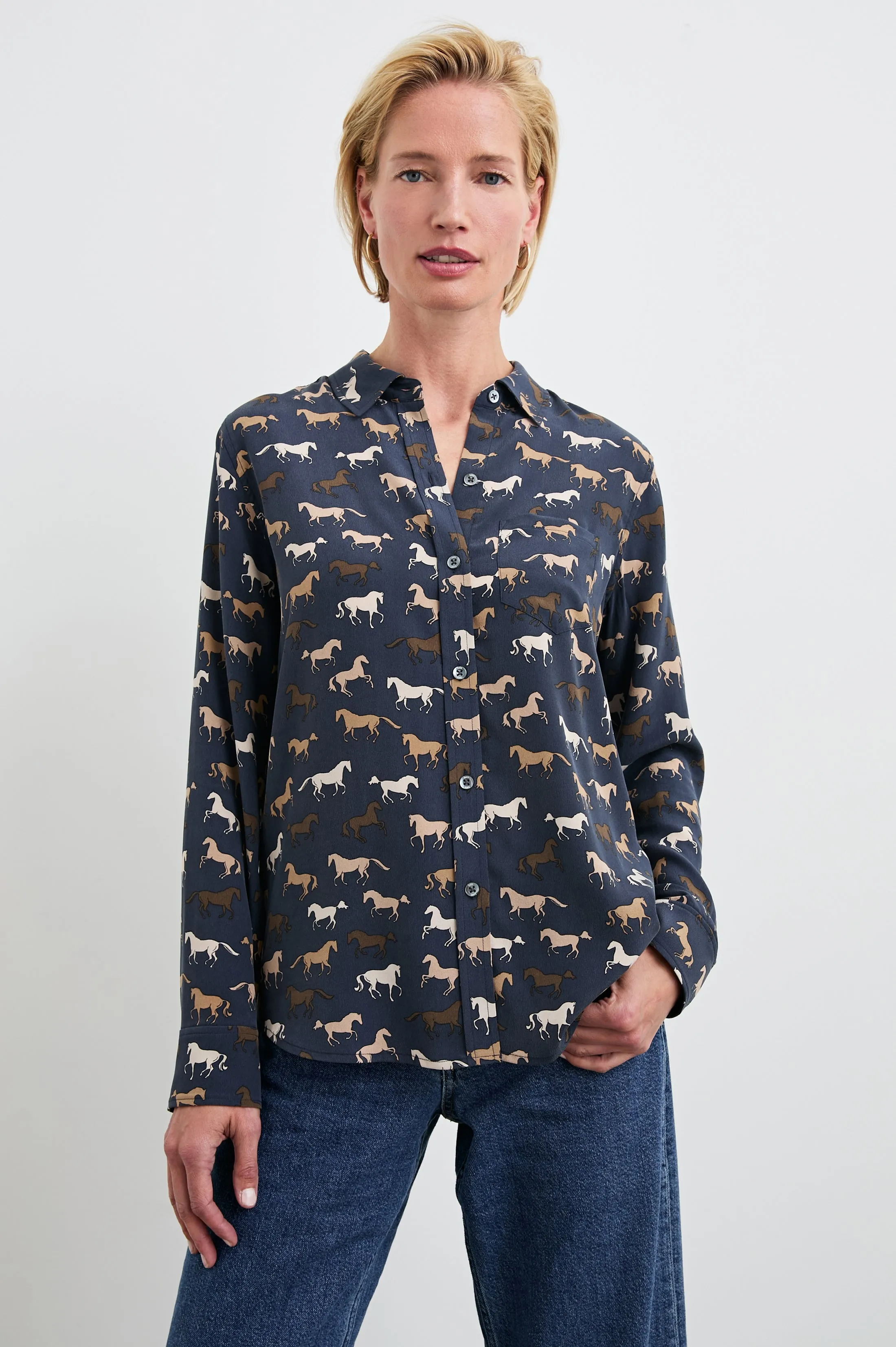 KATE SHIRT - HORSES Rails