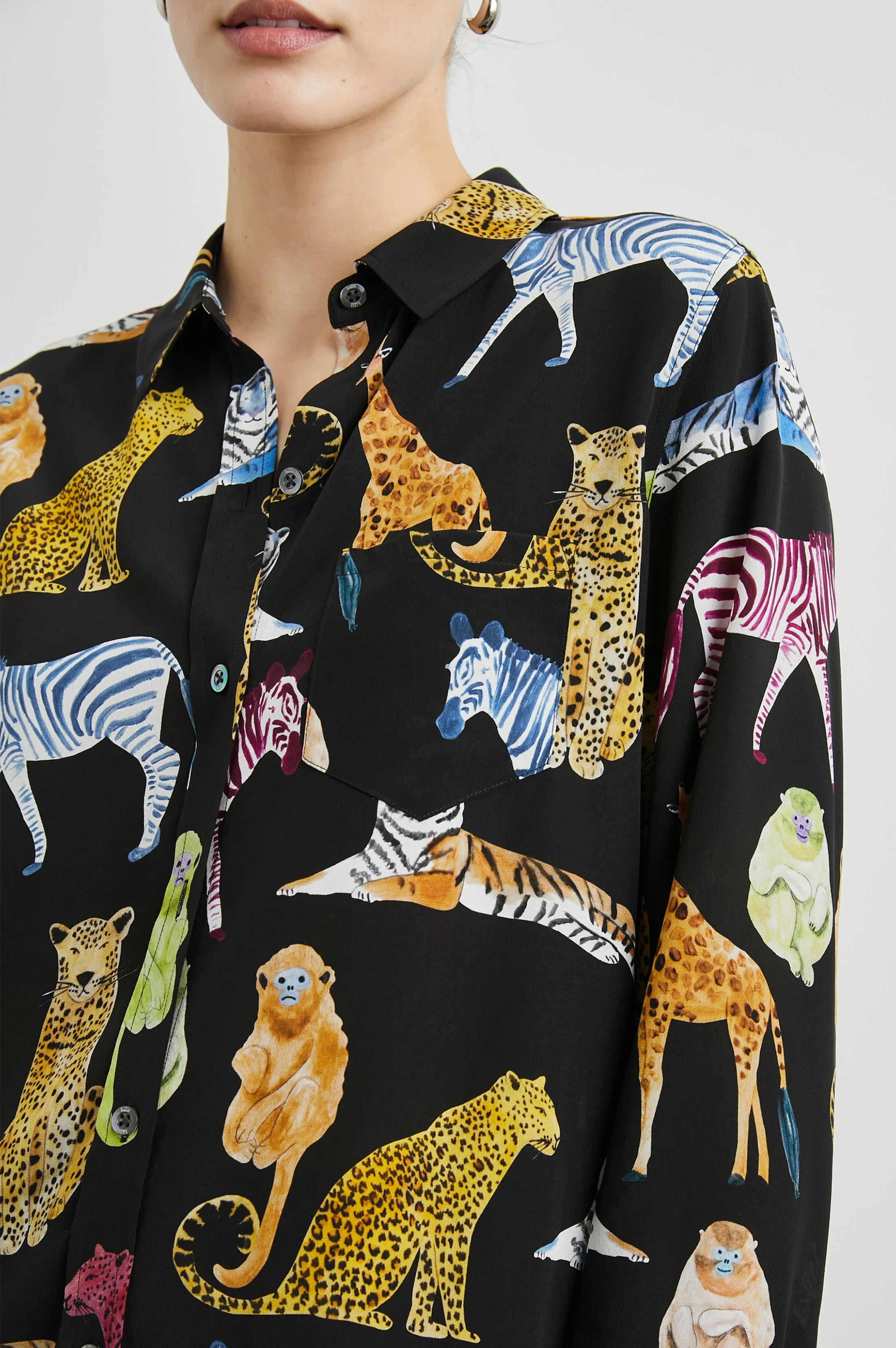 KATE SHIRT - ILLUSTRATED ANIMALS Rails