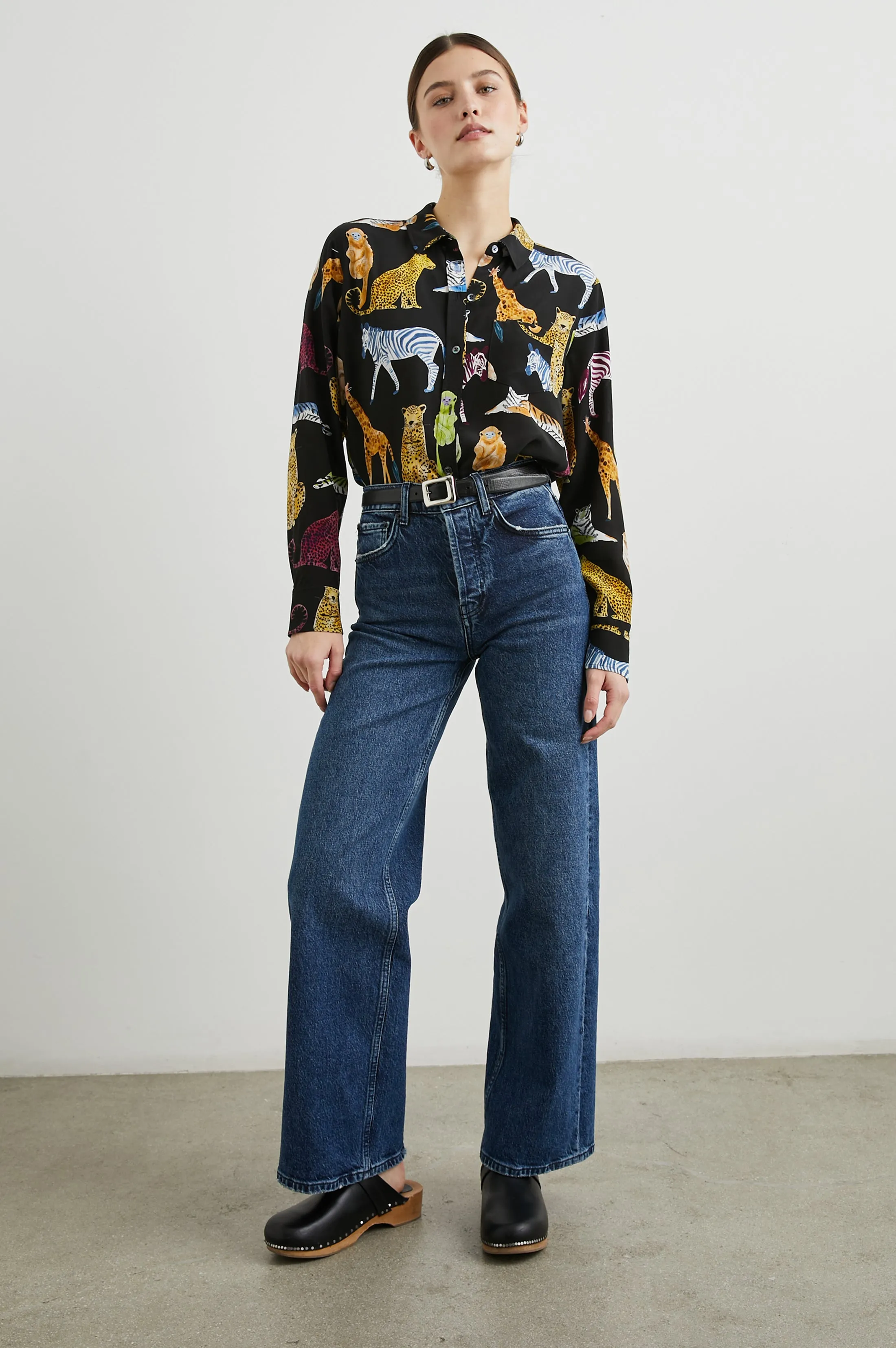 KATE SHIRT - ILLUSTRATED ANIMALS Rails