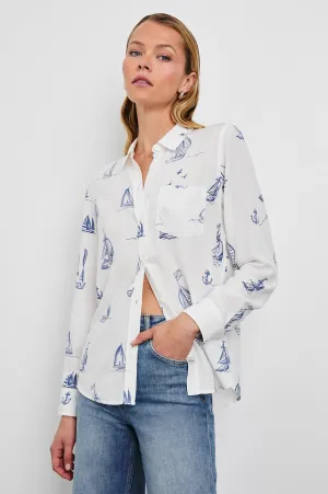 KATHRYN SHIRT - SAILBOATS Rails