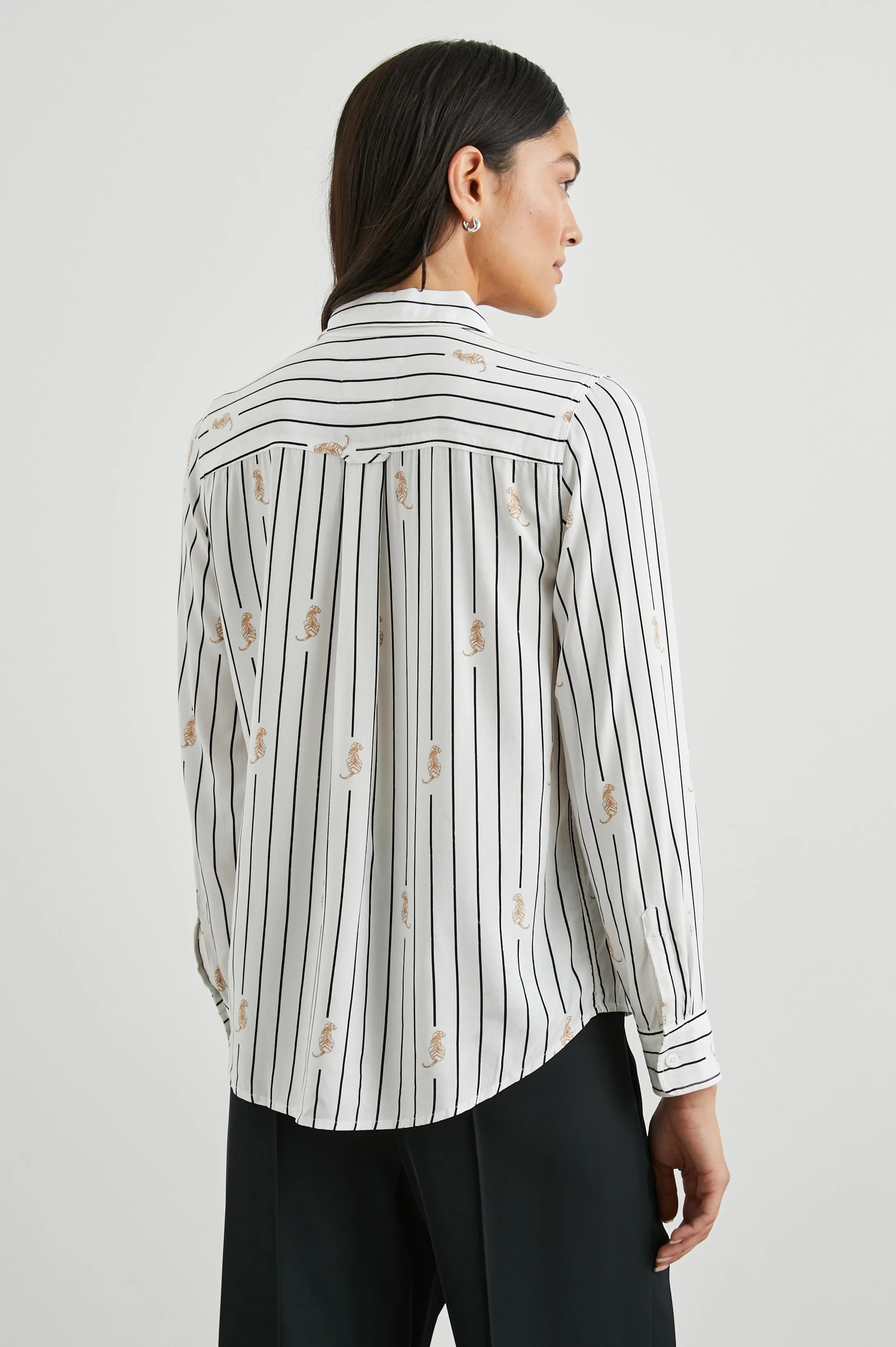 KATHRYN SHIRT - STRIPED TIGERS Rails