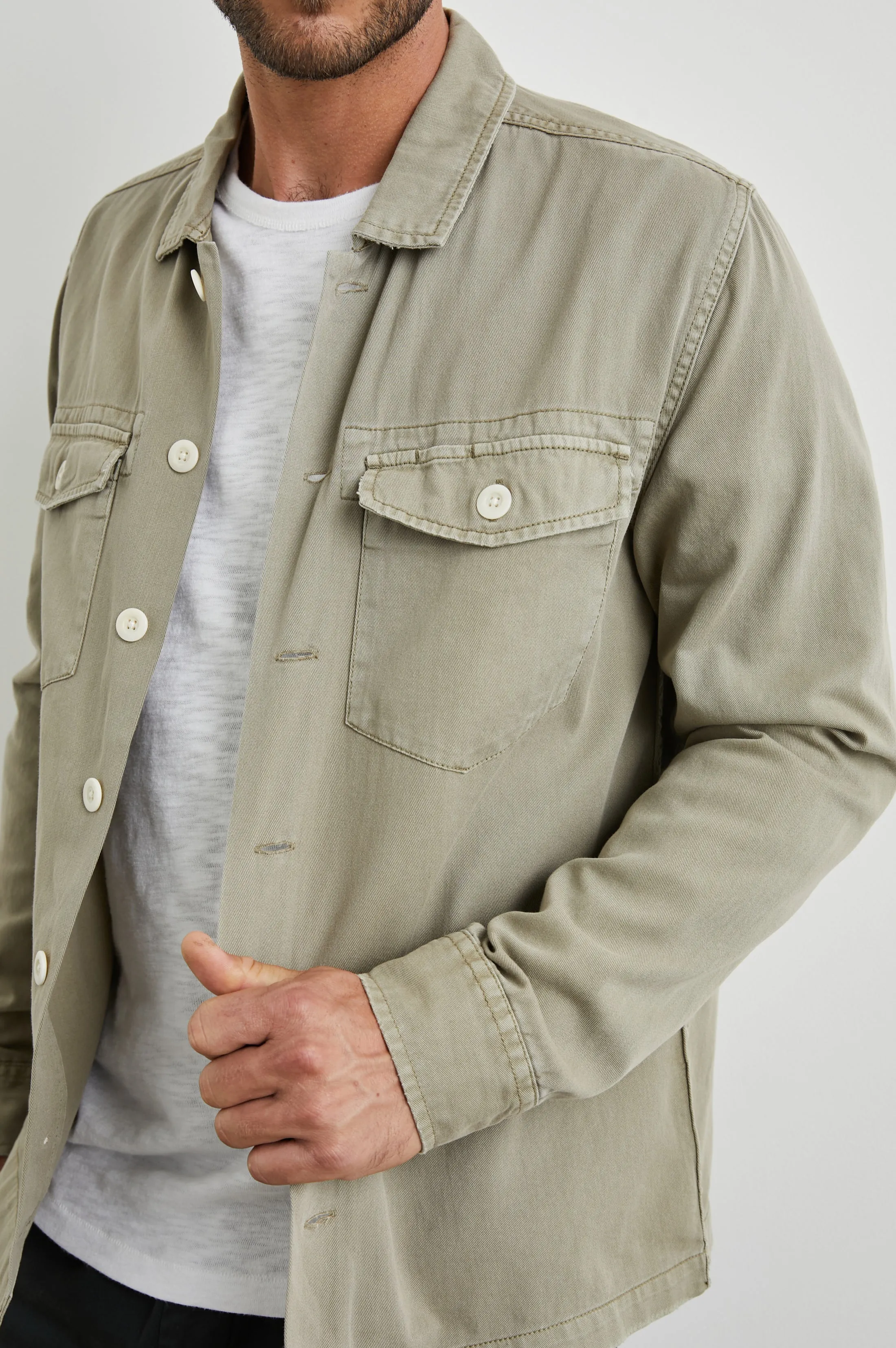 KEROUAC SHIRT JACKET - NATURAL Rails