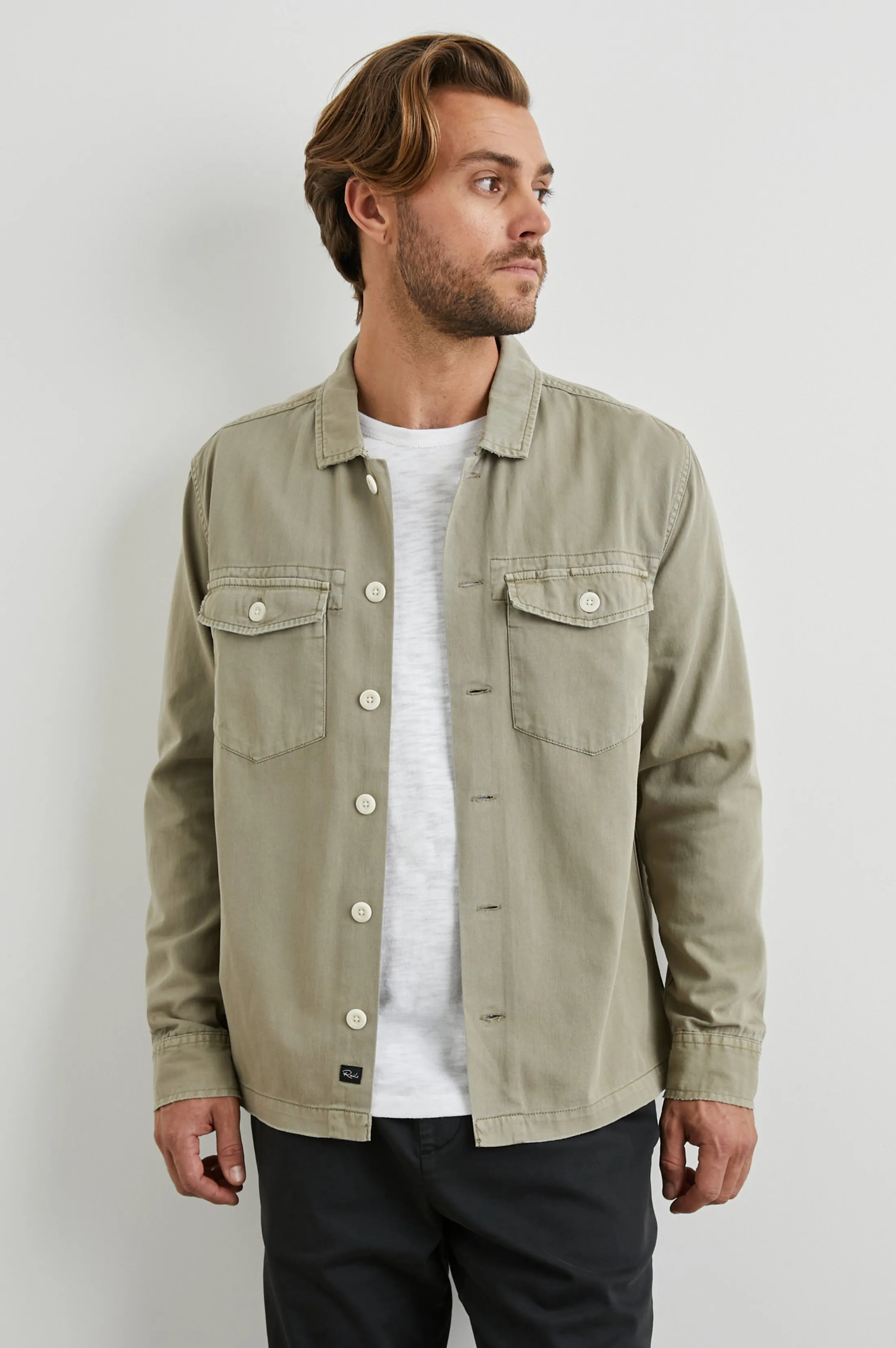 KEROUAC SHIRT JACKET - NATURAL Rails